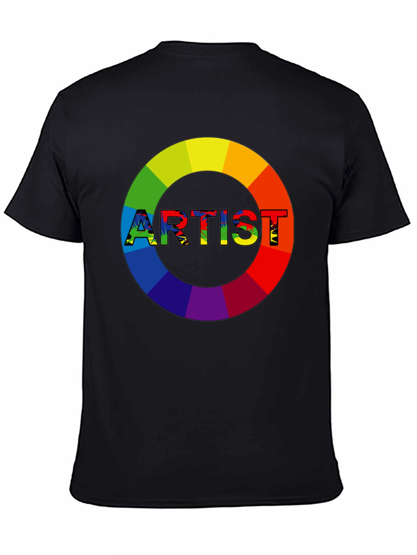 Rainbow Artist Graphic Tee - Creative Expression