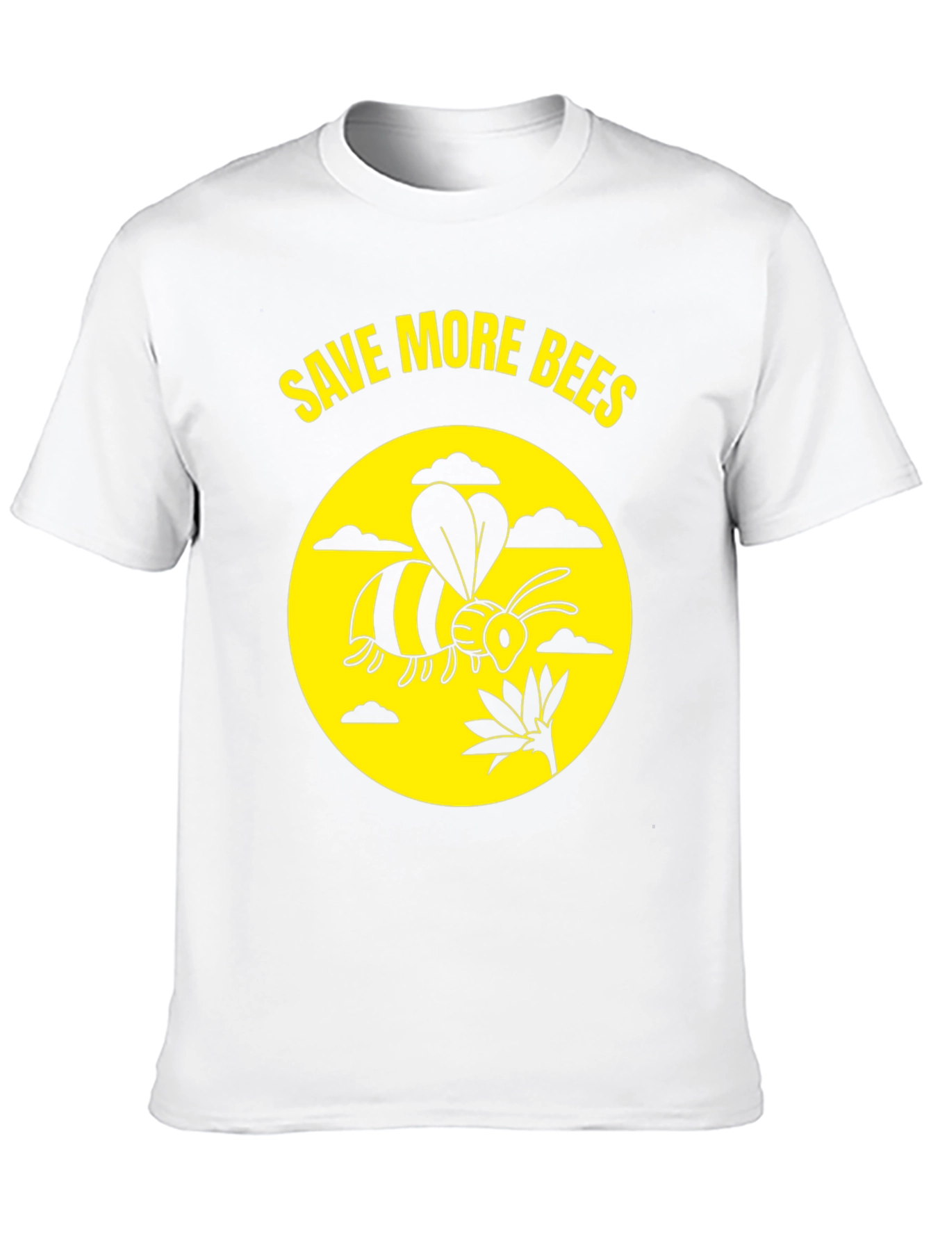 Save More Bees Graphic T-Shirt - Black