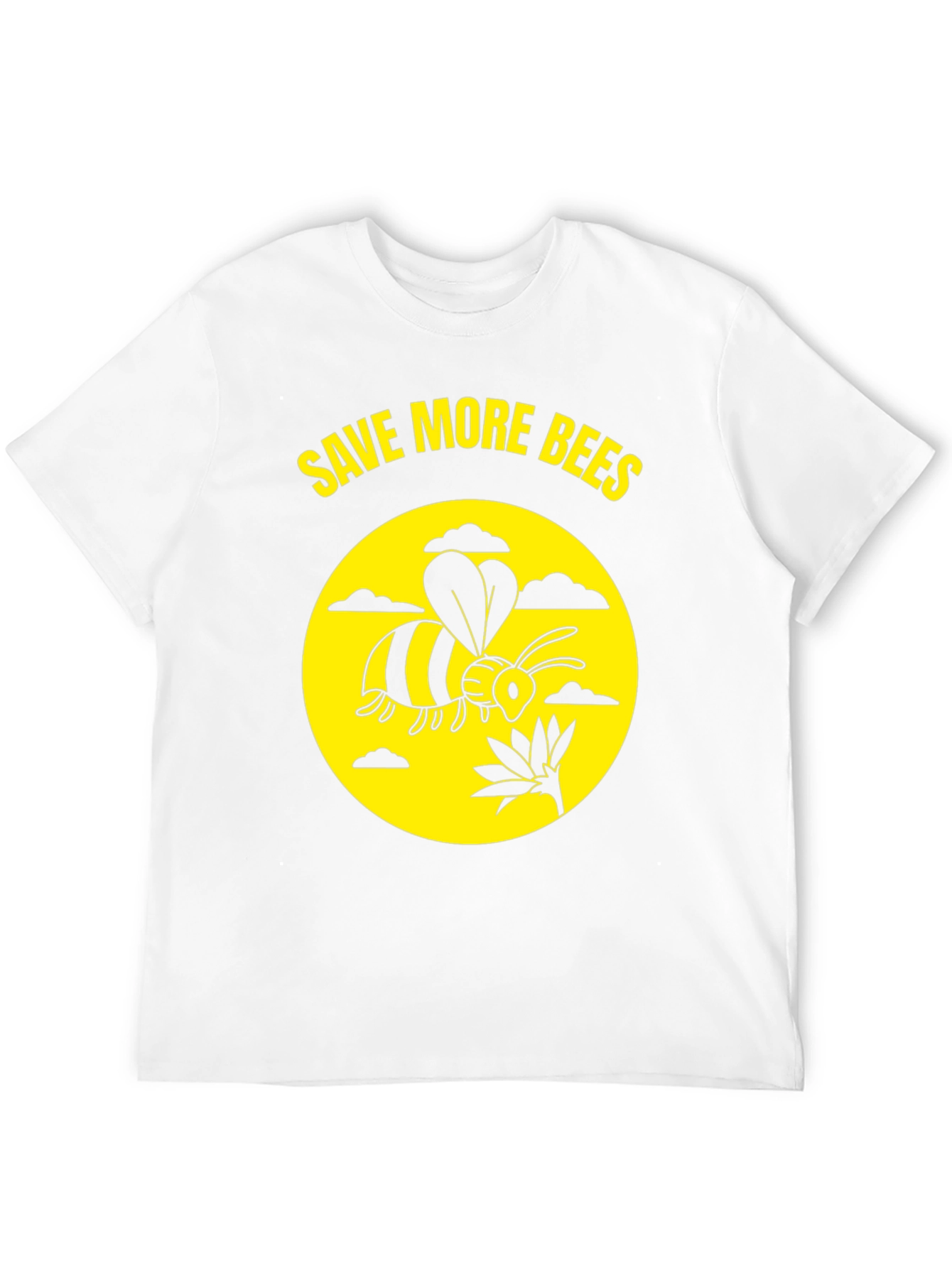 Save More Bees Graphic T-Shirt - Black