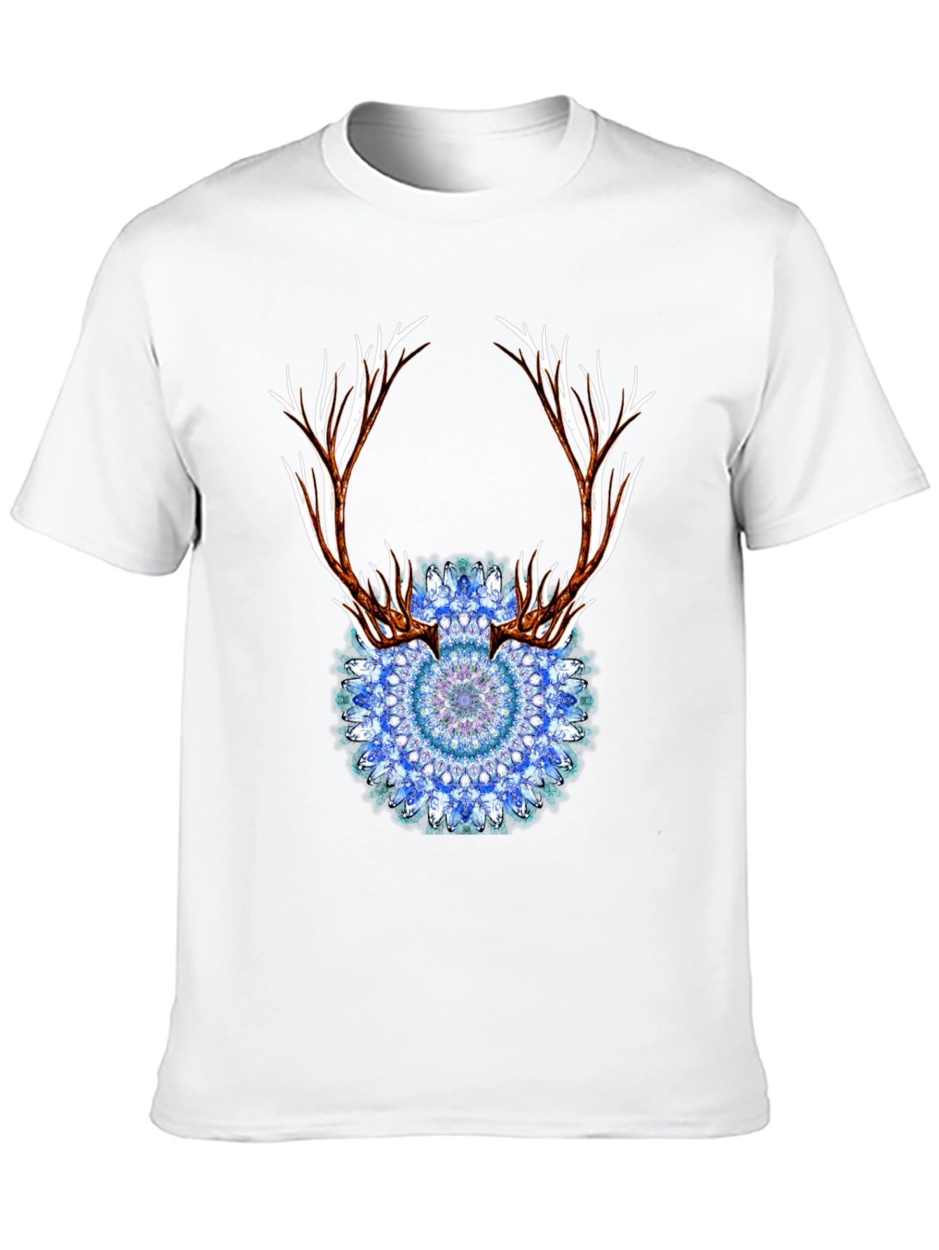Antler Mandala Black T-Shirt