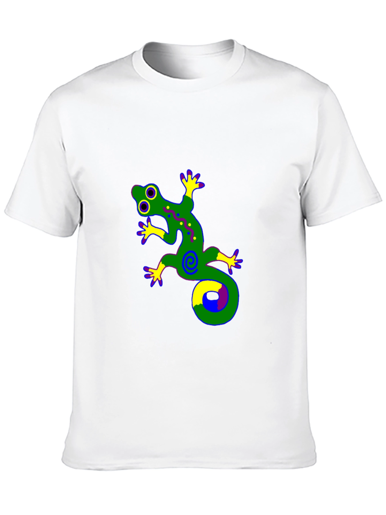 Funky Gecko Graphic Tee - Black