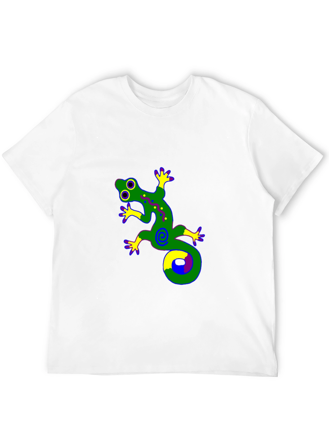 Funky Gecko Graphic Tee - Black
