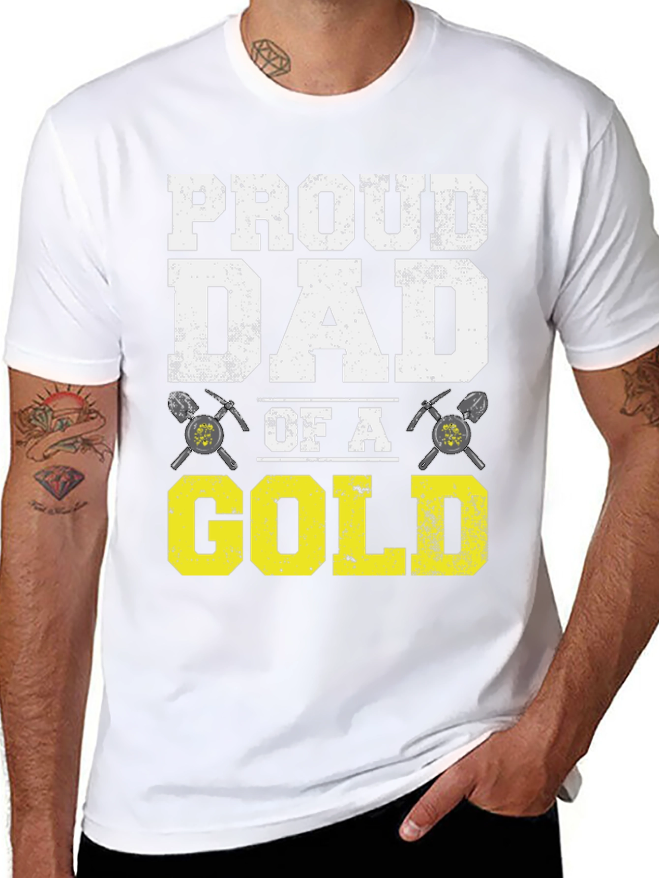 Proud Dad of a Gold Miner T-Shirt