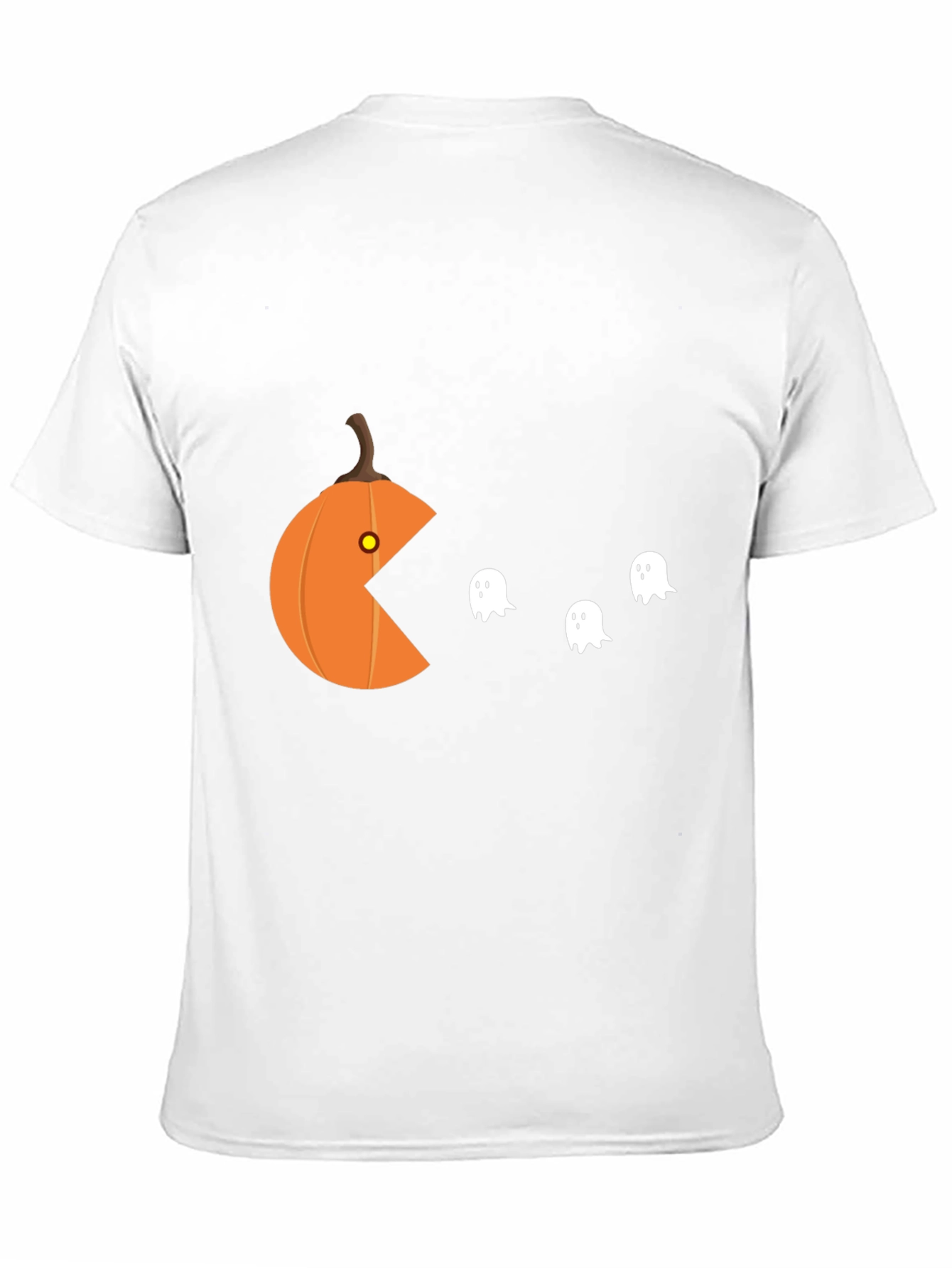 Halloween Pumpkin Pac T-Shirt - Ghost Muncher Tee