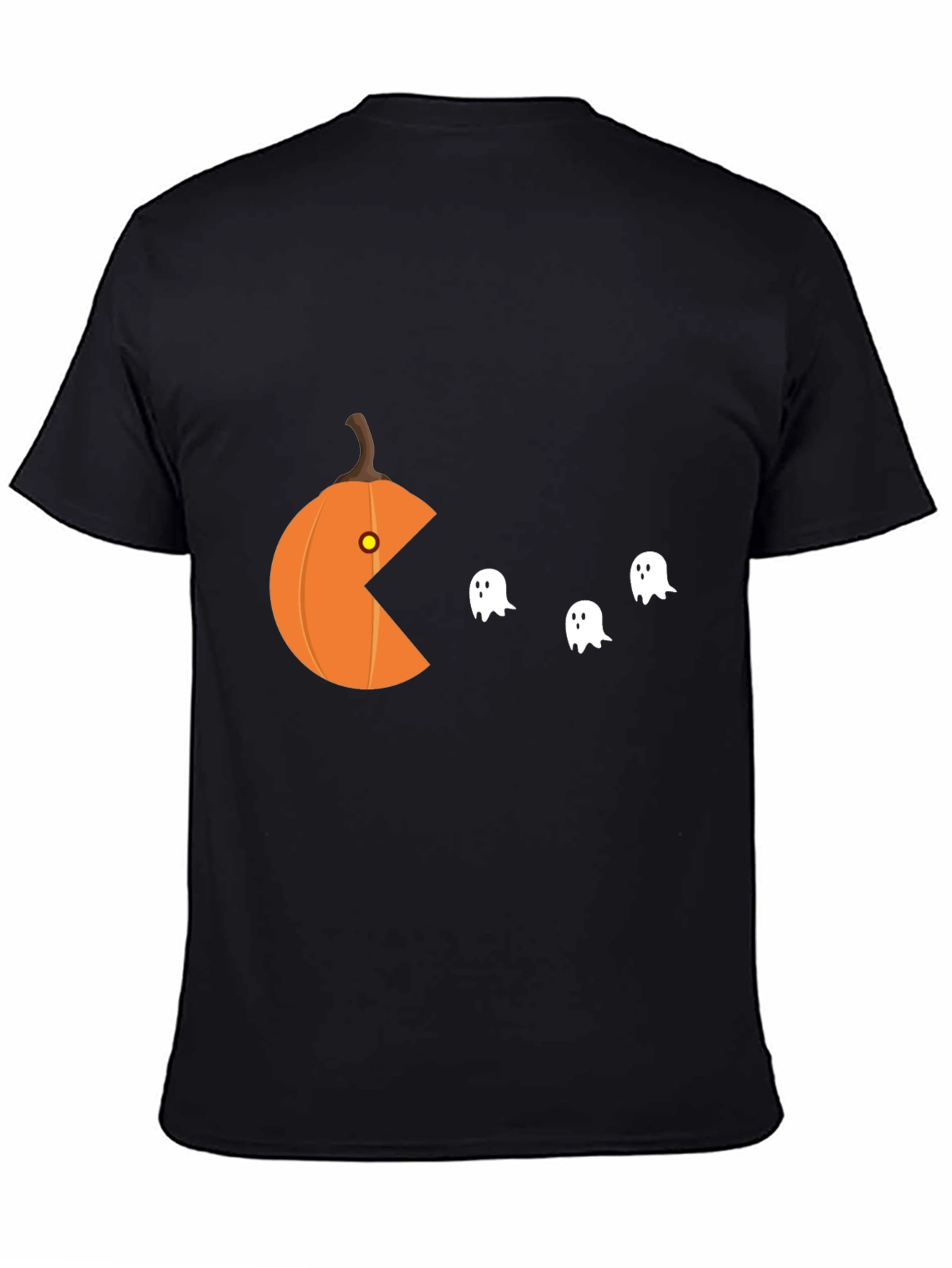 Halloween Pumpkin Pac T-Shirt - Ghost Muncher Tee