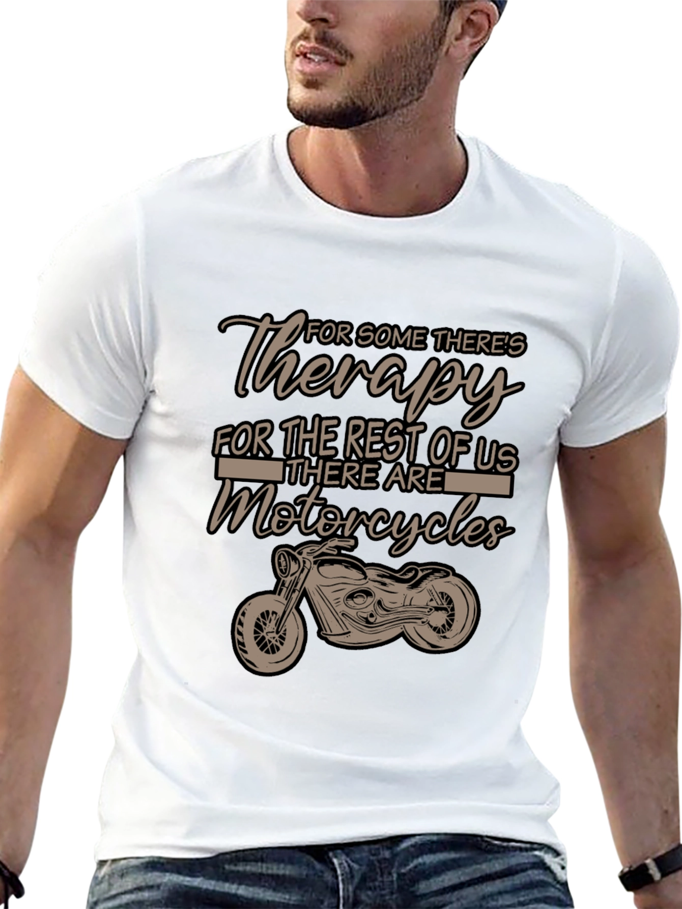 Therapy Motorcycle T-Shirt - Biker Gift