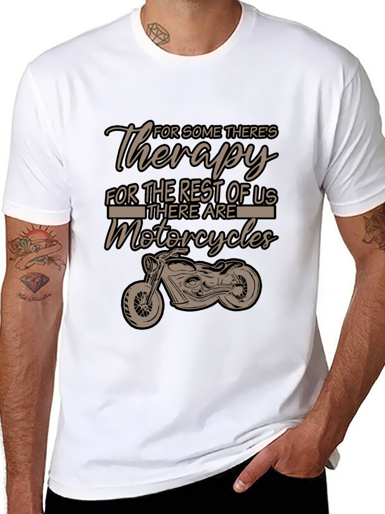 Therapy Motorcycle T-Shirt - Biker Gift