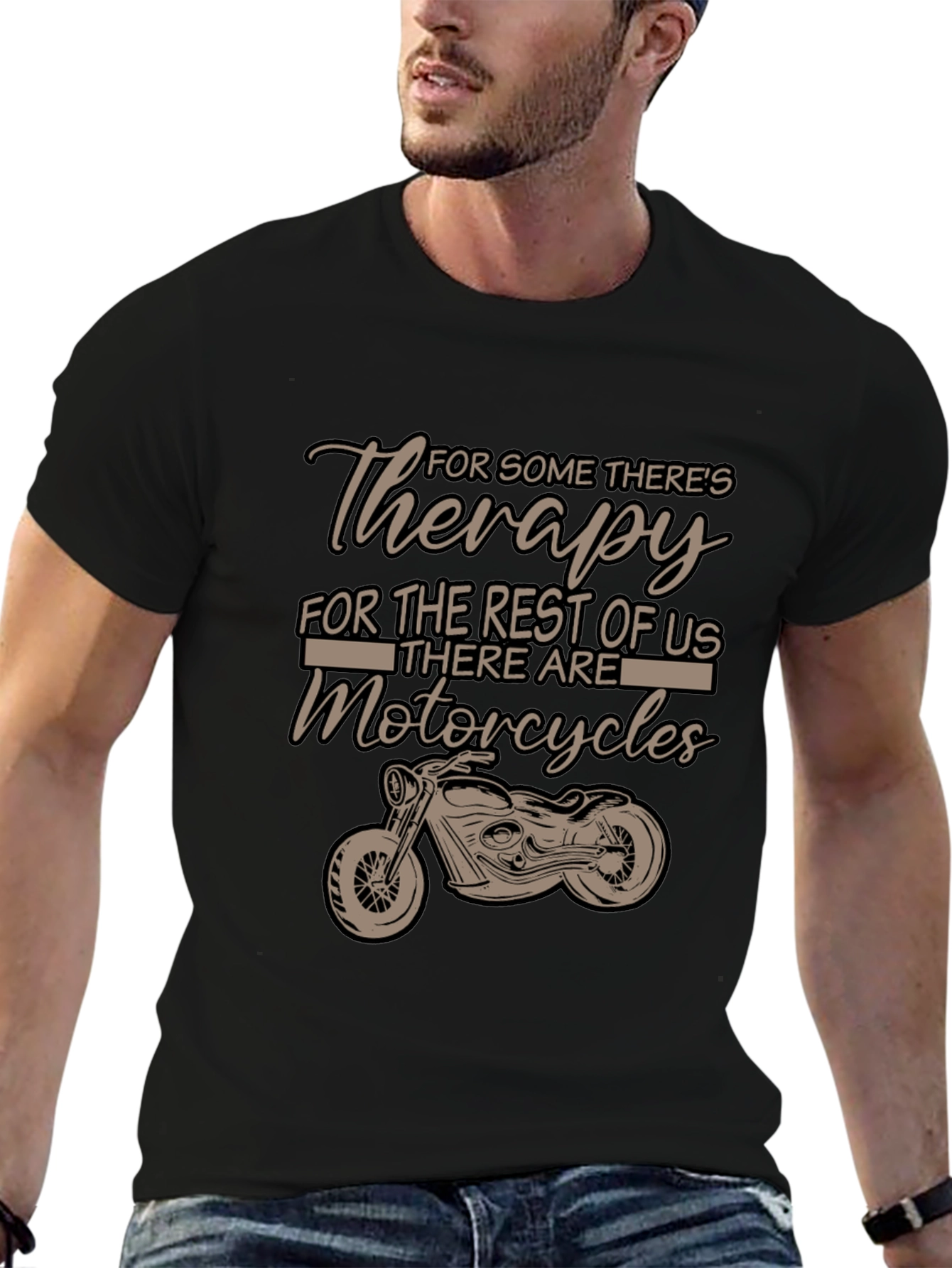 Therapy Motorcycle T-Shirt - Biker Gift