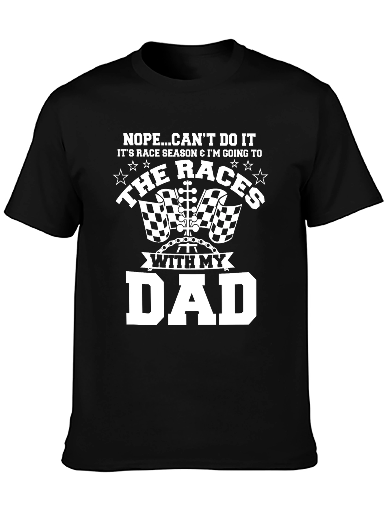 Races with Dad Graphic Tee