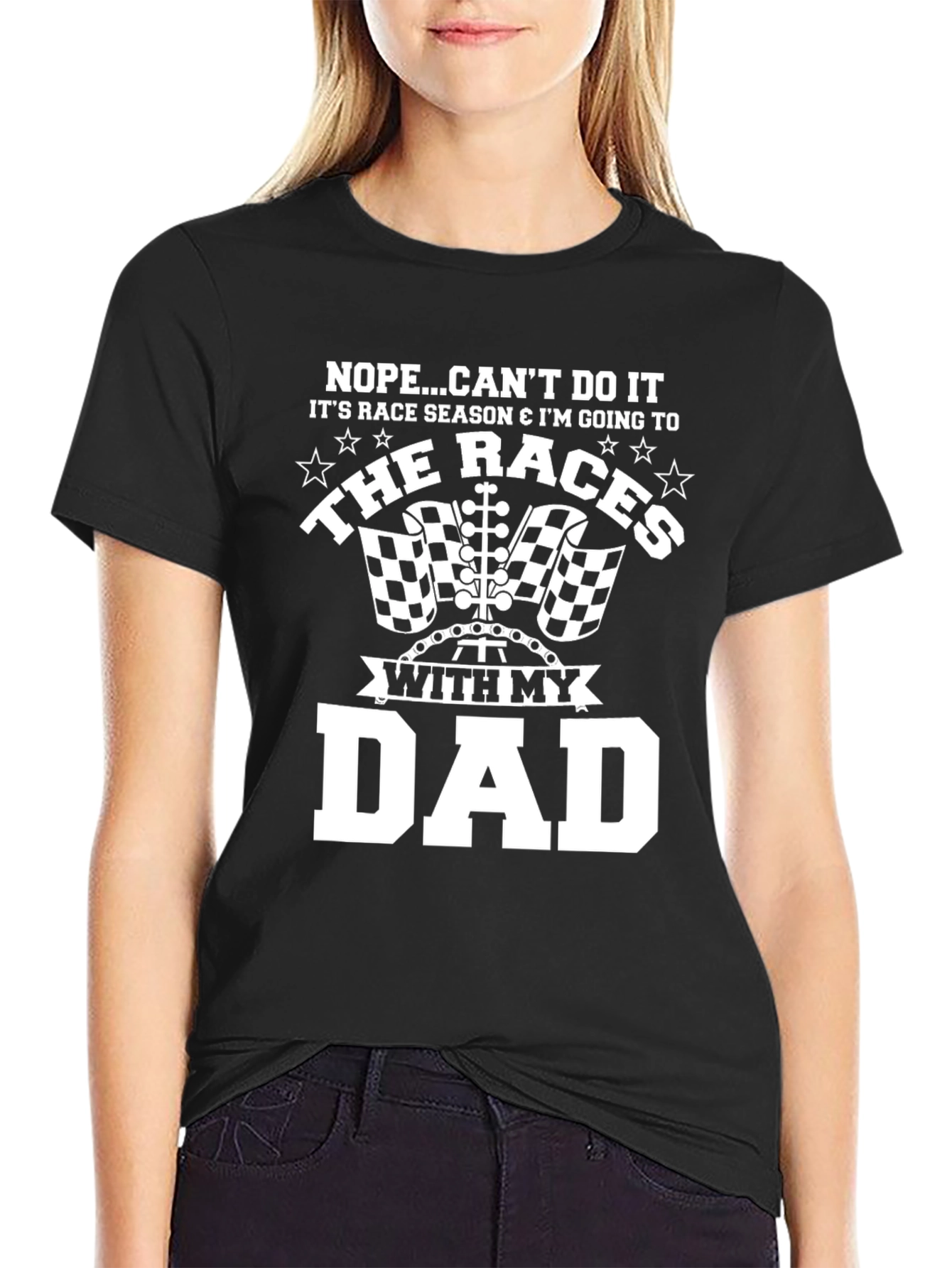 Races with Dad Graphic Tee
