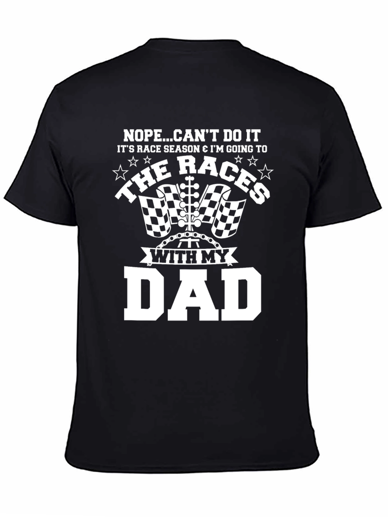 Races with Dad Graphic Tee