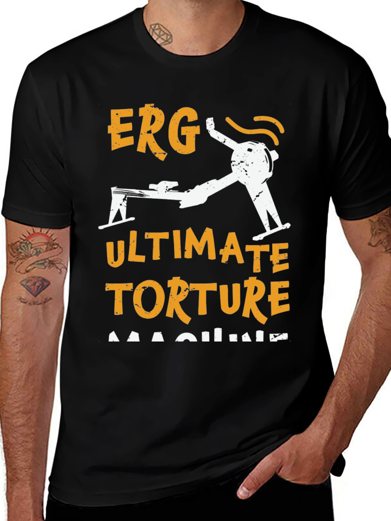 Erg Ultimate Torture Machine Rowing T-Shirt