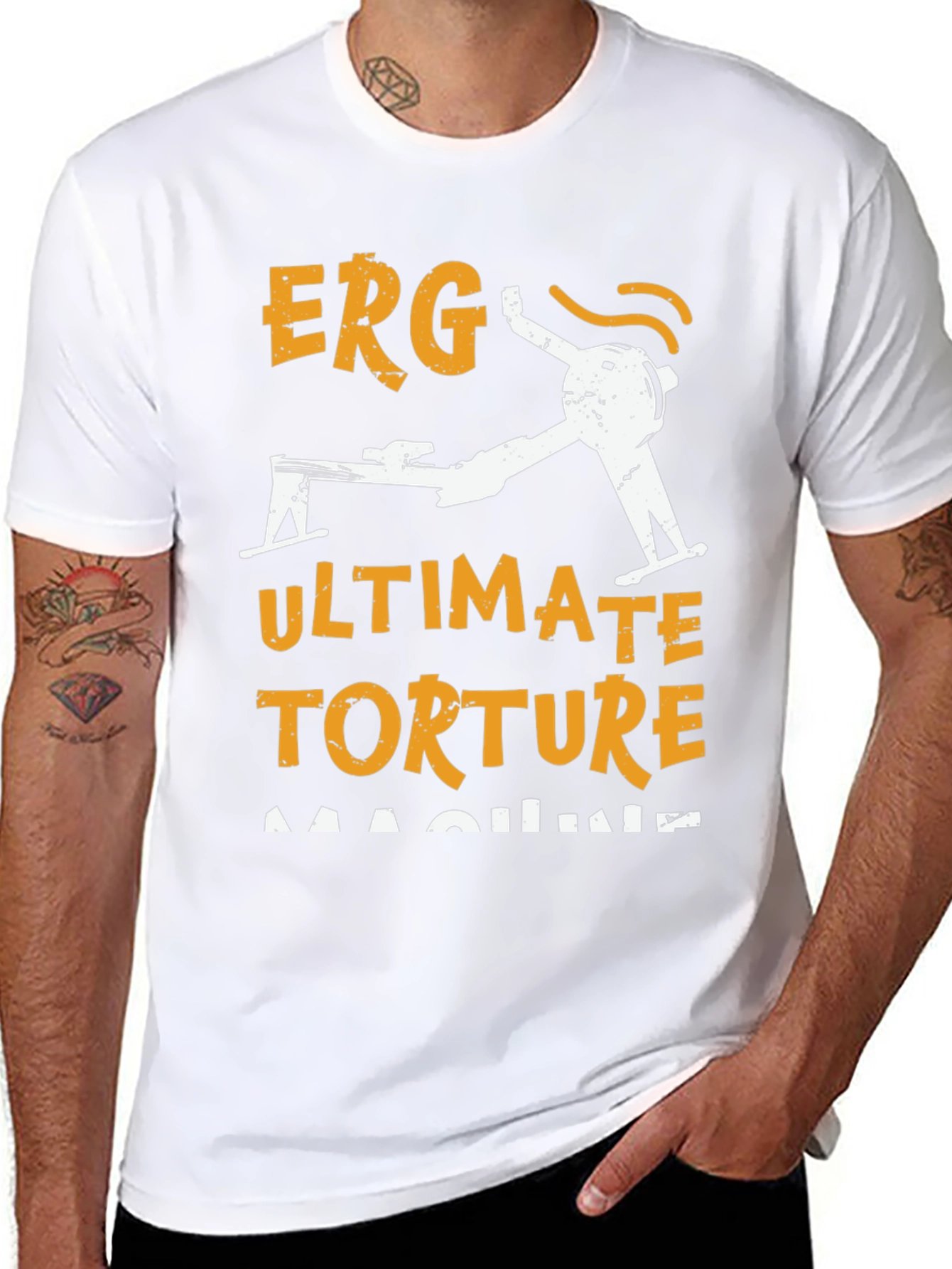 Erg Ultimate Torture Machine Rowing T-Shirt