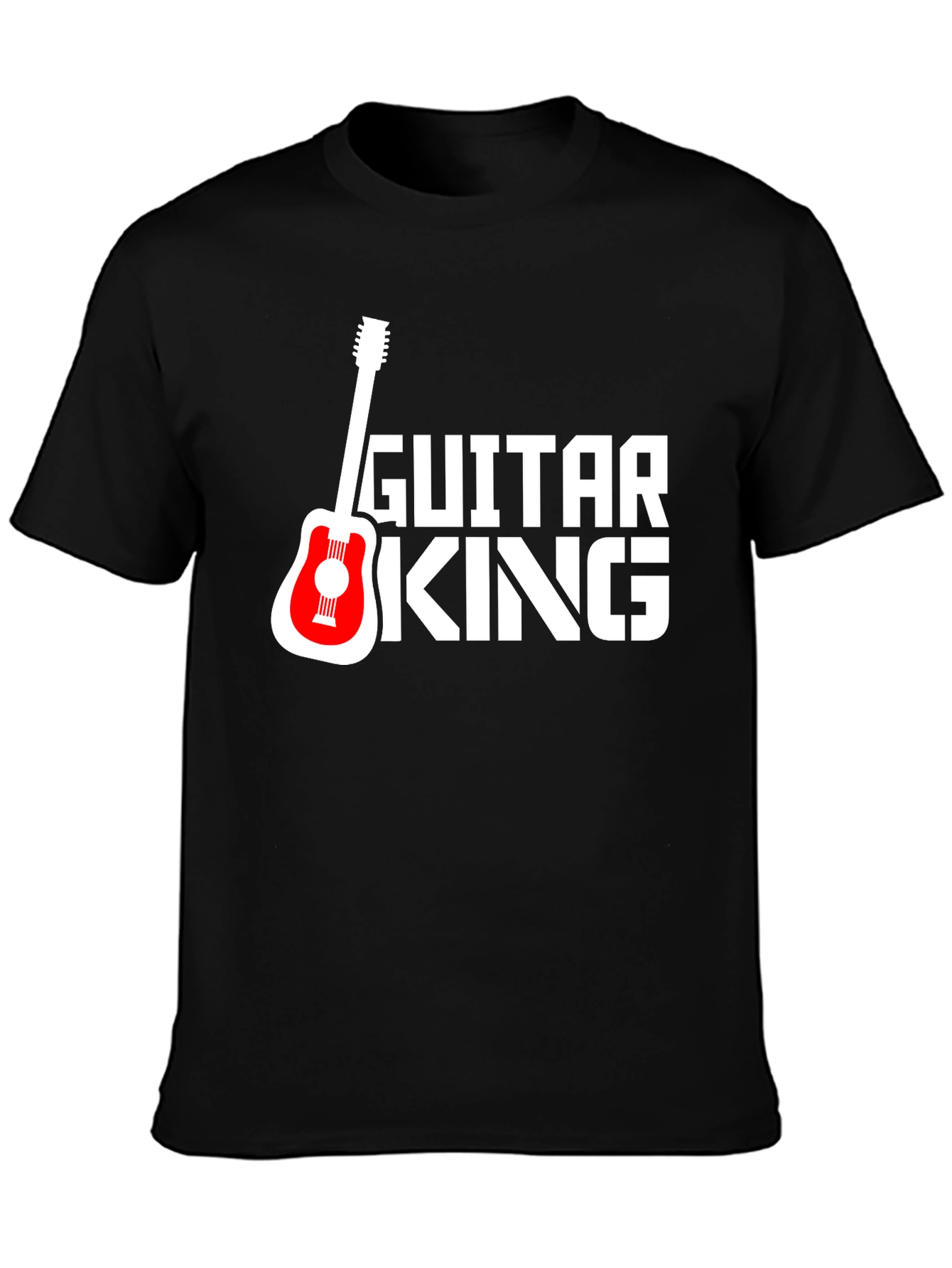 Guitar King Graphic Tee - Black T-Shirt