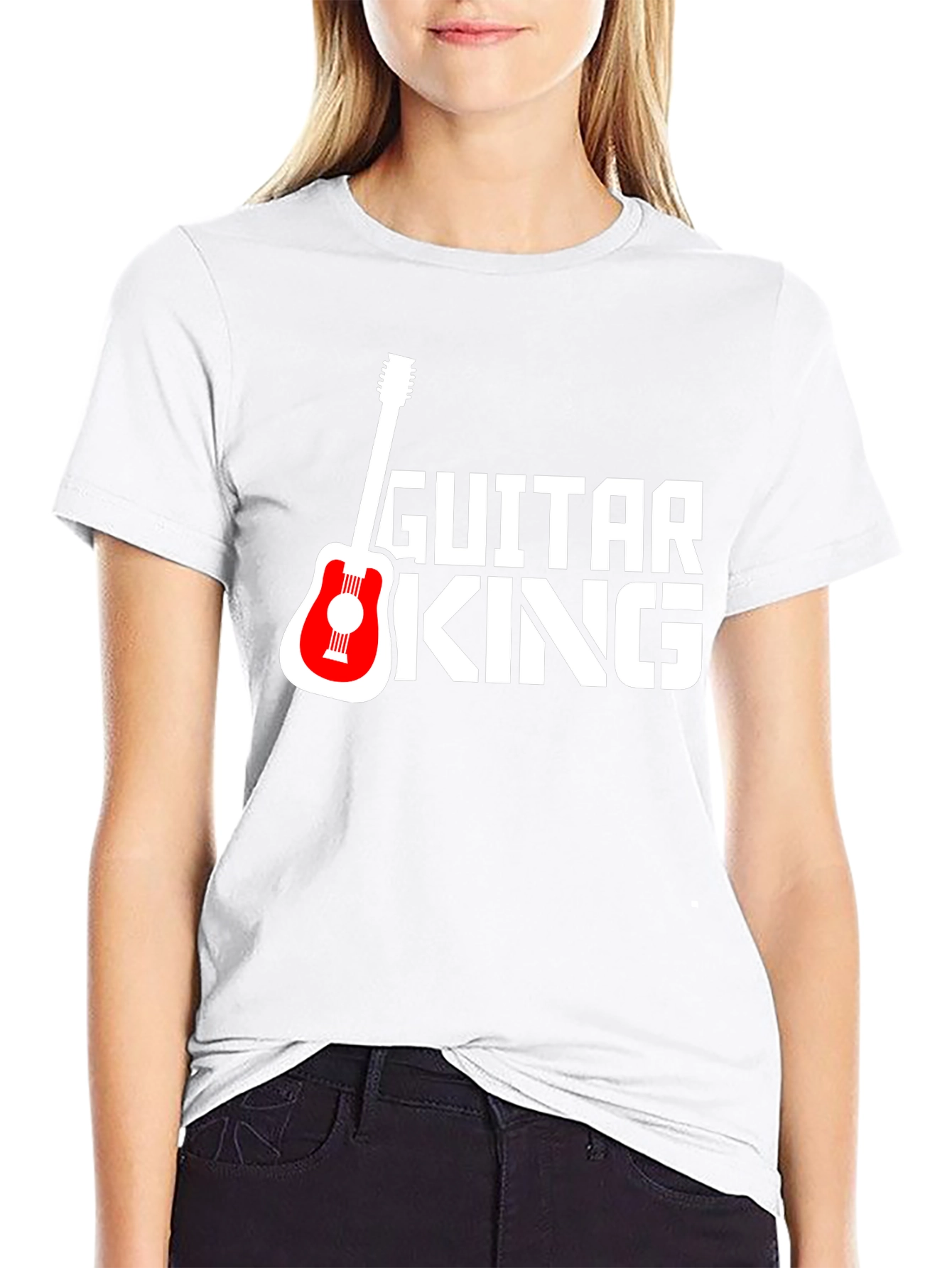 Guitar King Graphic Tee - Black T-Shirt
