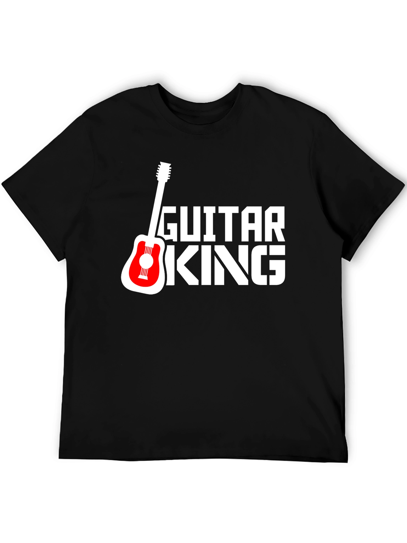 Guitar King Graphic Tee - Black T-Shirt