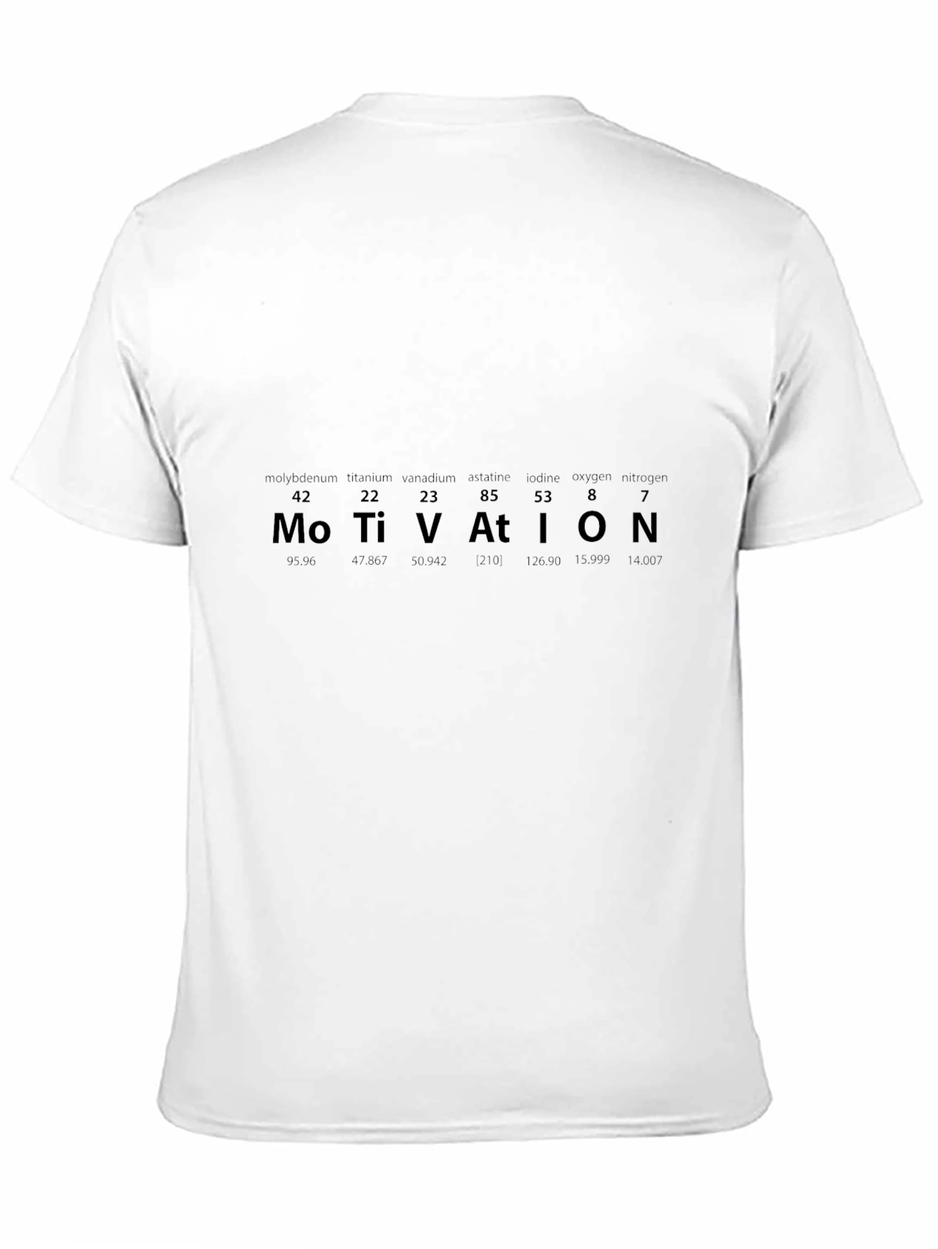 Motivation Periodic Table Style T-Shirt