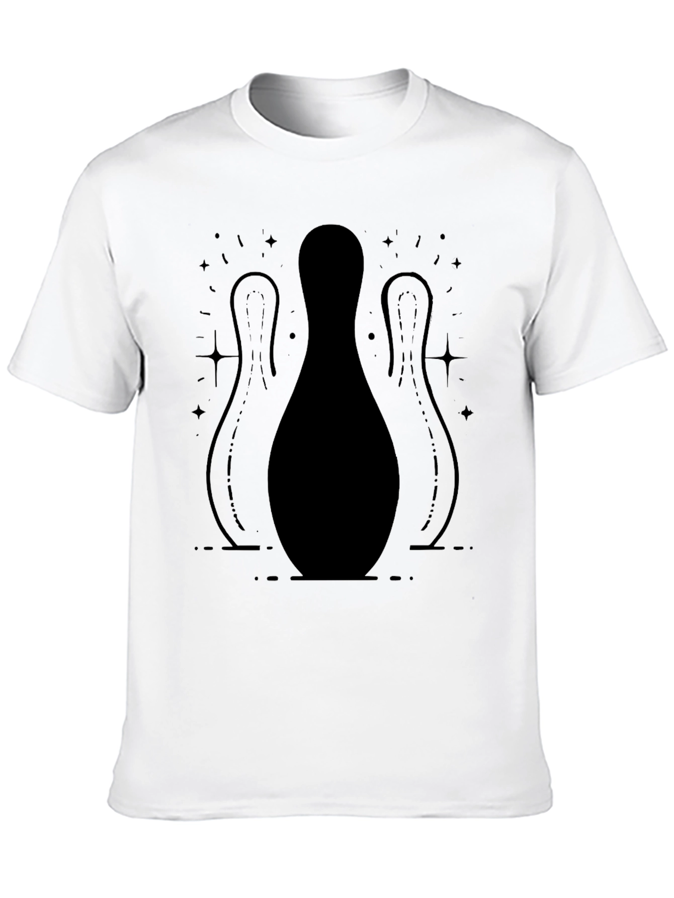 Bowling Pin Graphic Tee - Strike Style
