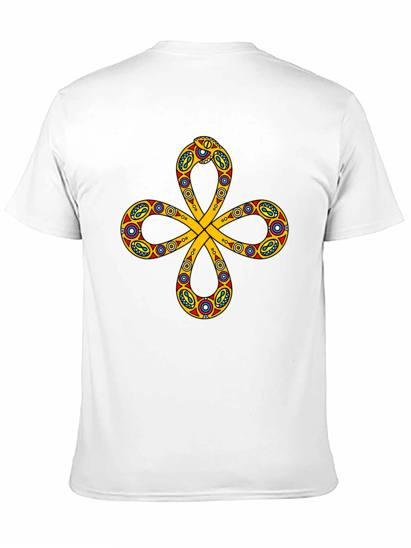 Unique Pattern Black T-Shirt