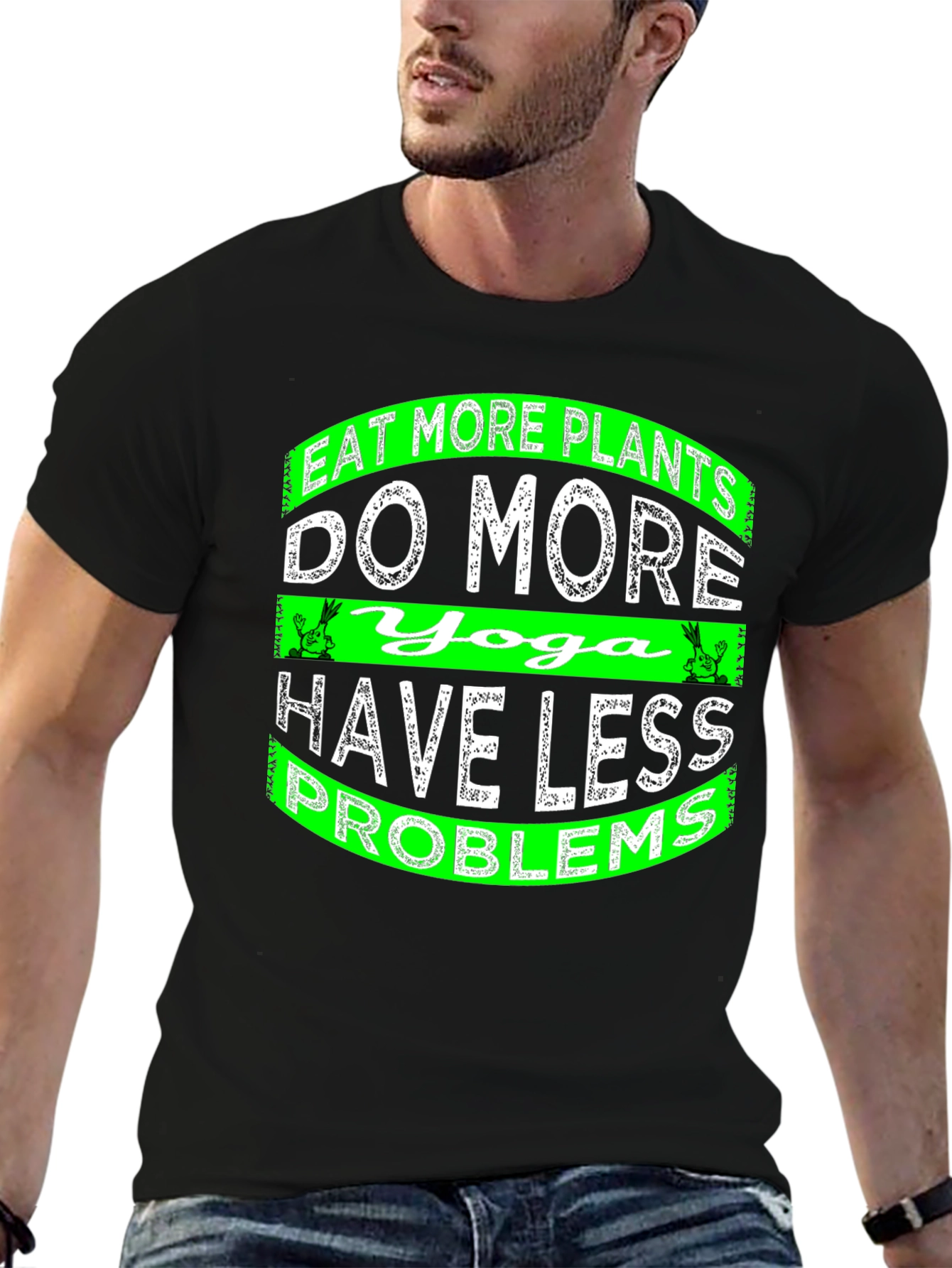 Eat More Plants Yoga T-Shirt