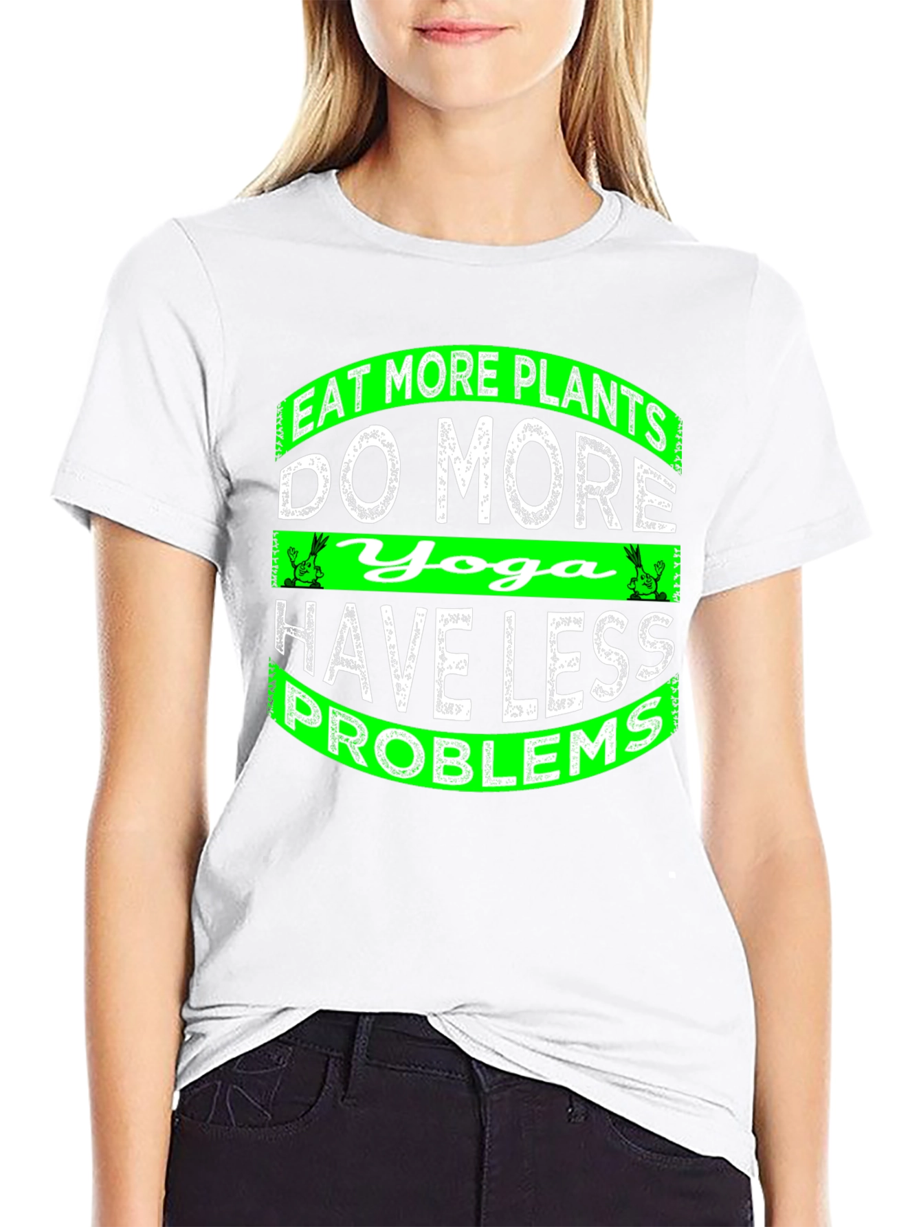 Eat More Plants Yoga T-Shirt