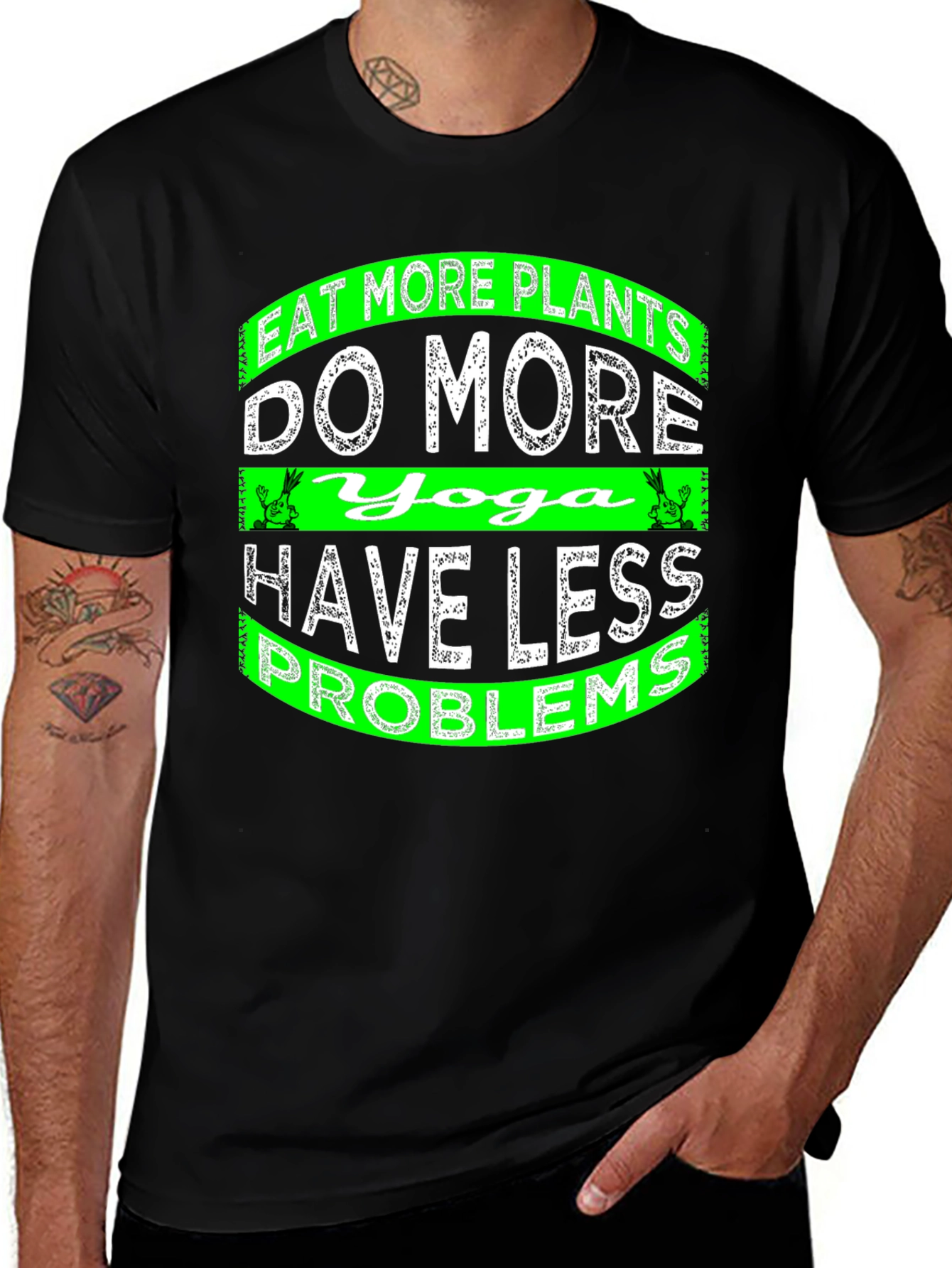 Eat More Plants Yoga T-Shirt