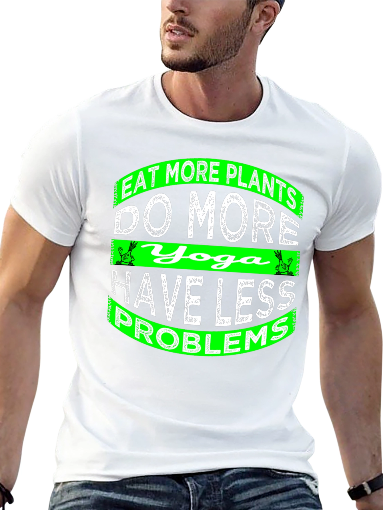 Eat More Plants Yoga T-Shirt