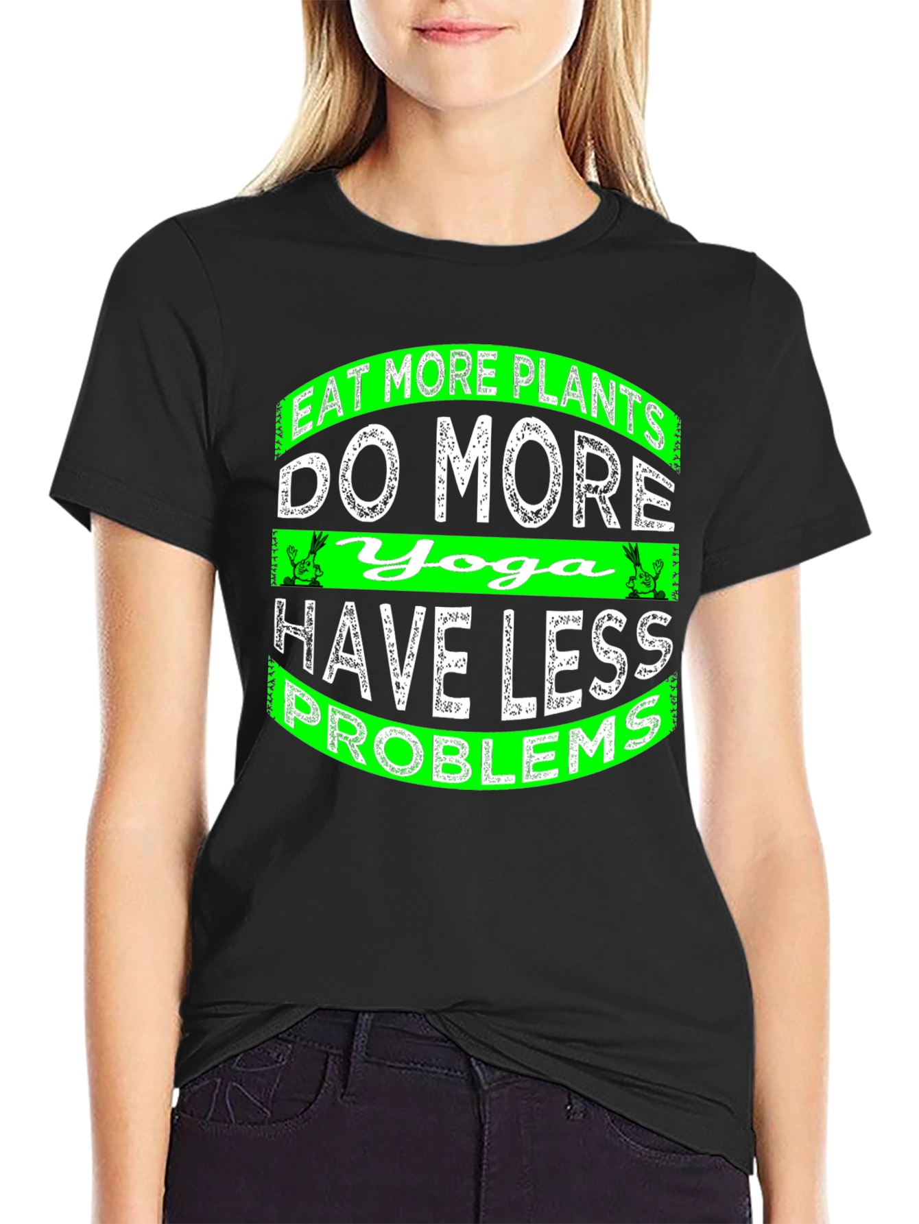 Eat More Plants Yoga T-Shirt