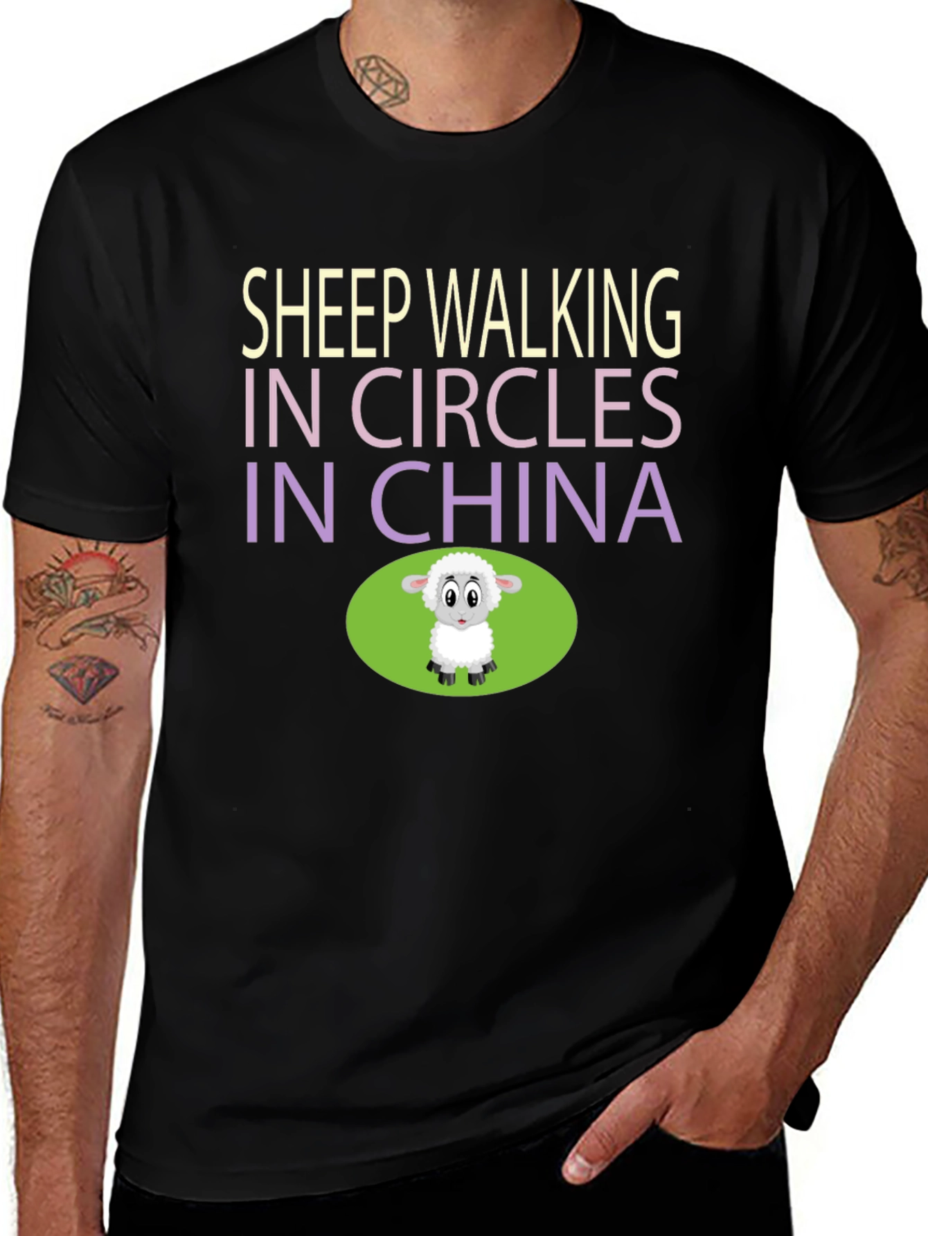 Sheep Walking in Circles T-Shirt