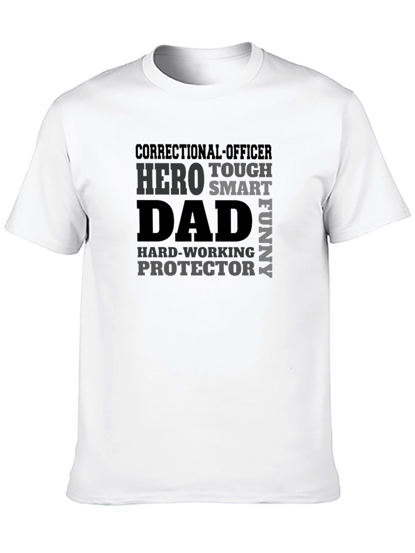 Correctional Officer Dad Graphic T-Shirt