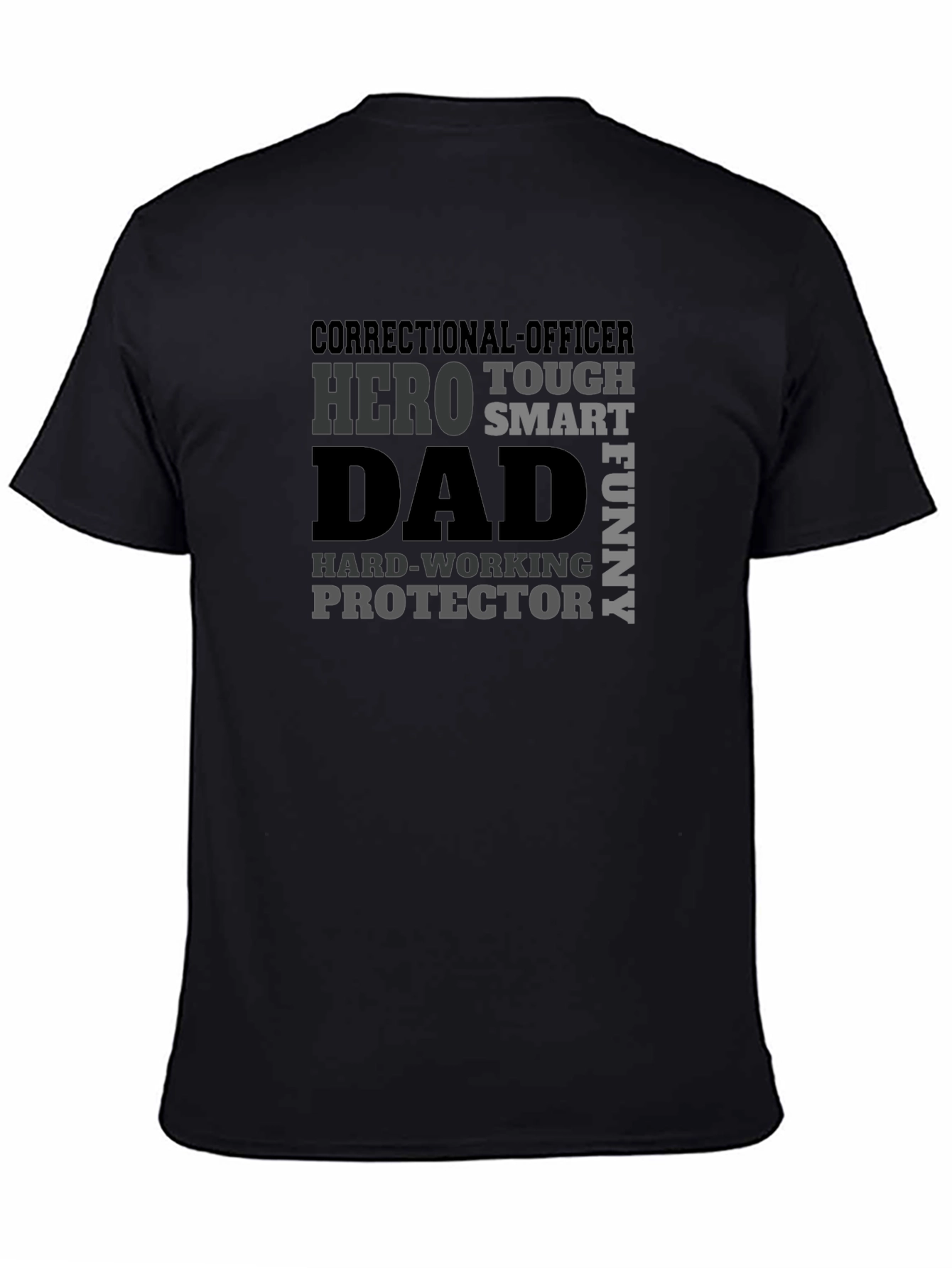 Correctional Officer Dad Graphic T-Shirt
