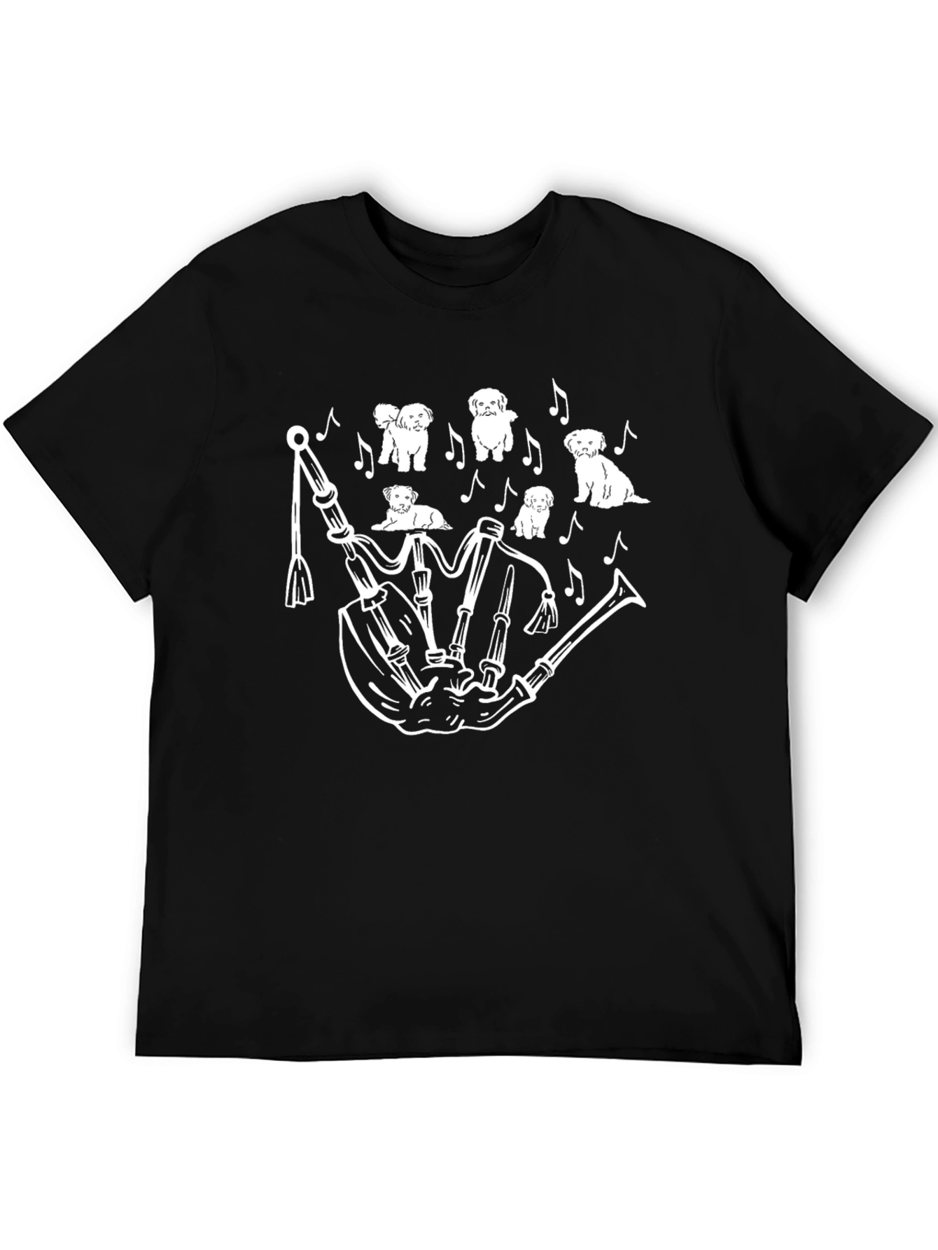 Bagpipe Dog Lover T-Shirt