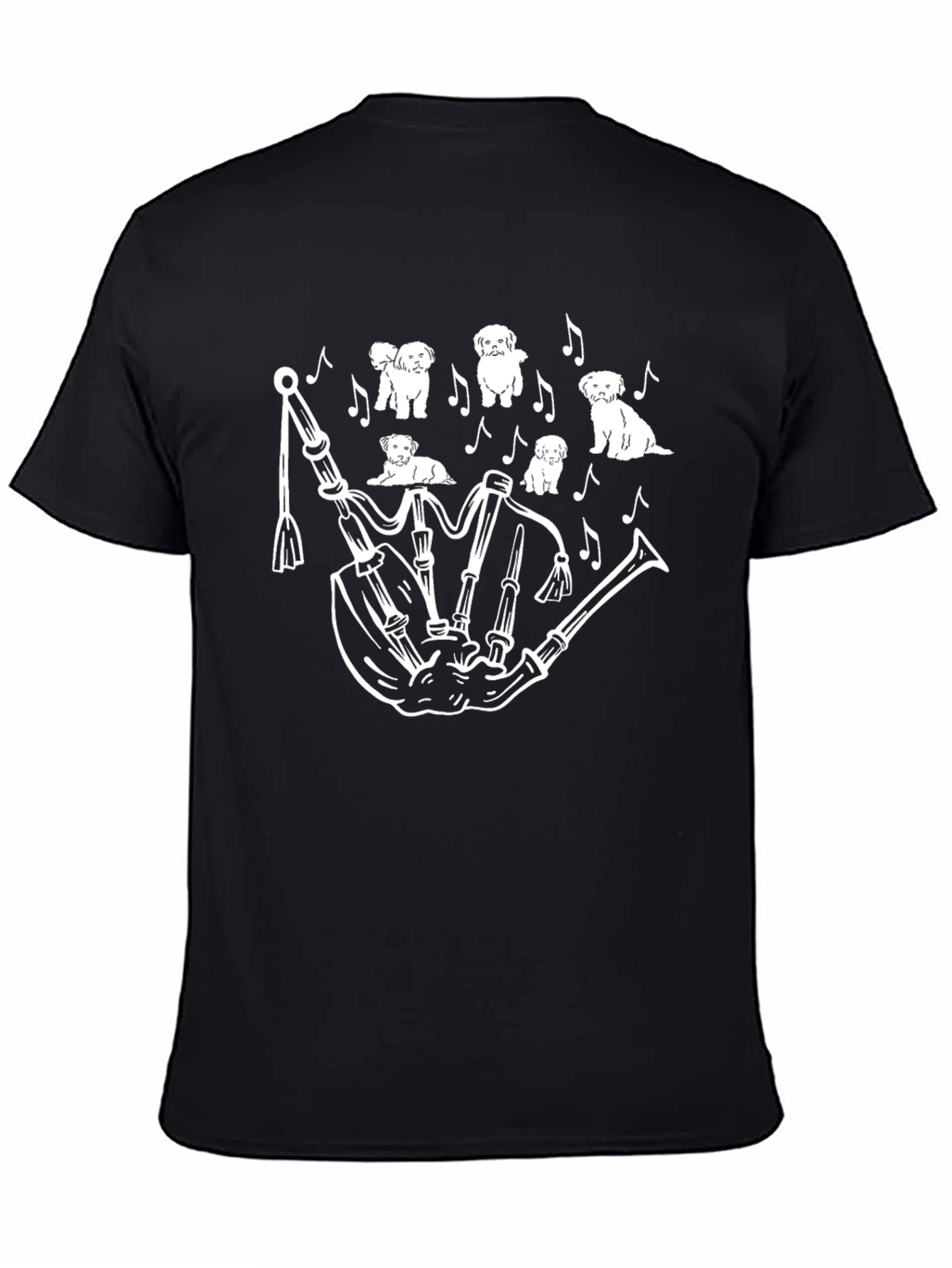 Bagpipe Dog Lover T-Shirt