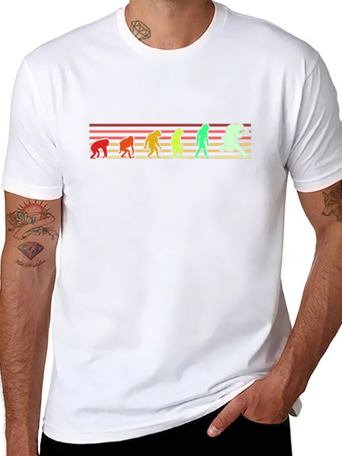 Evolution of Guitar Player T-Shirt