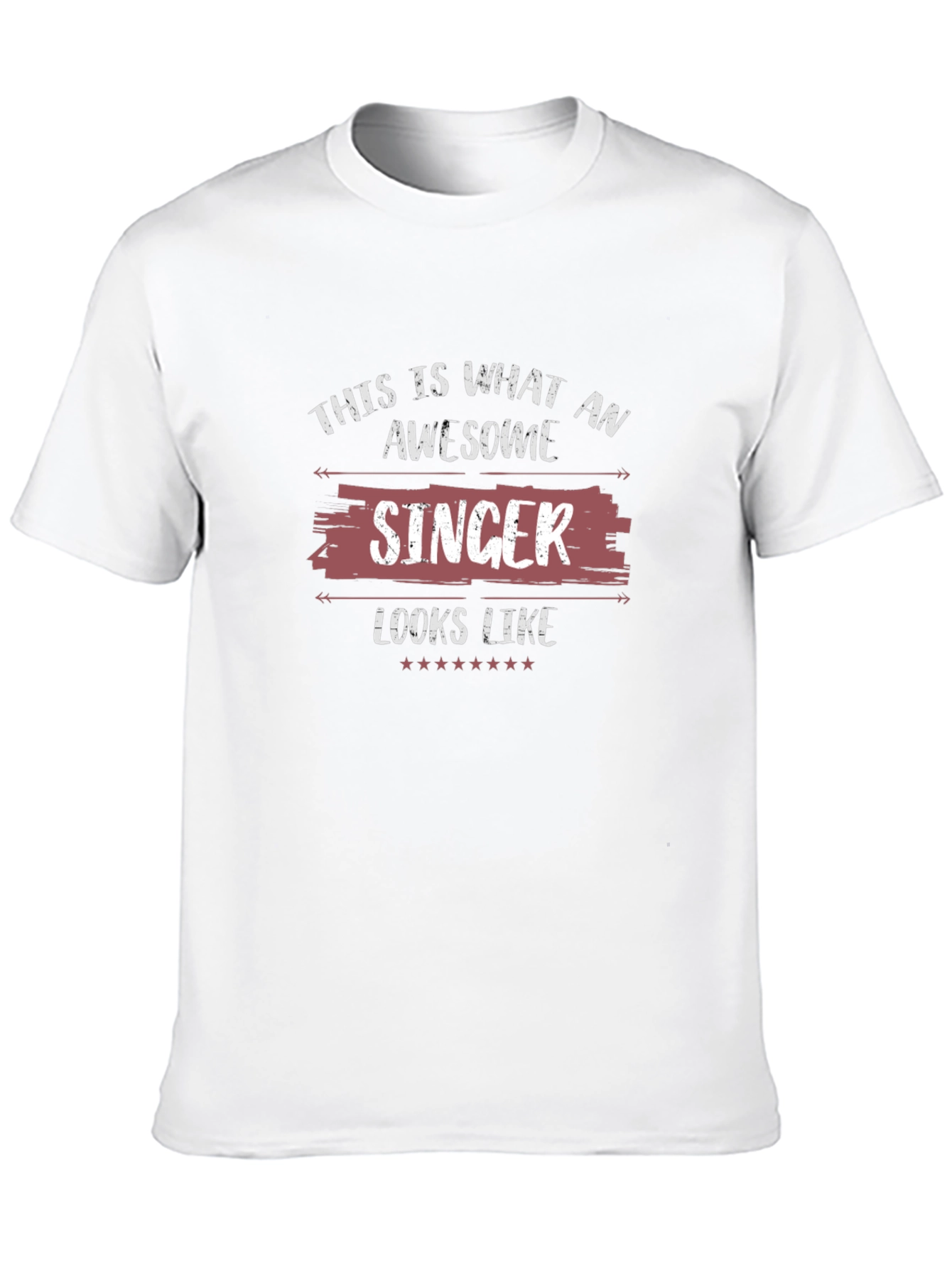 Awesome Singer Graphic T-Shirt - Black