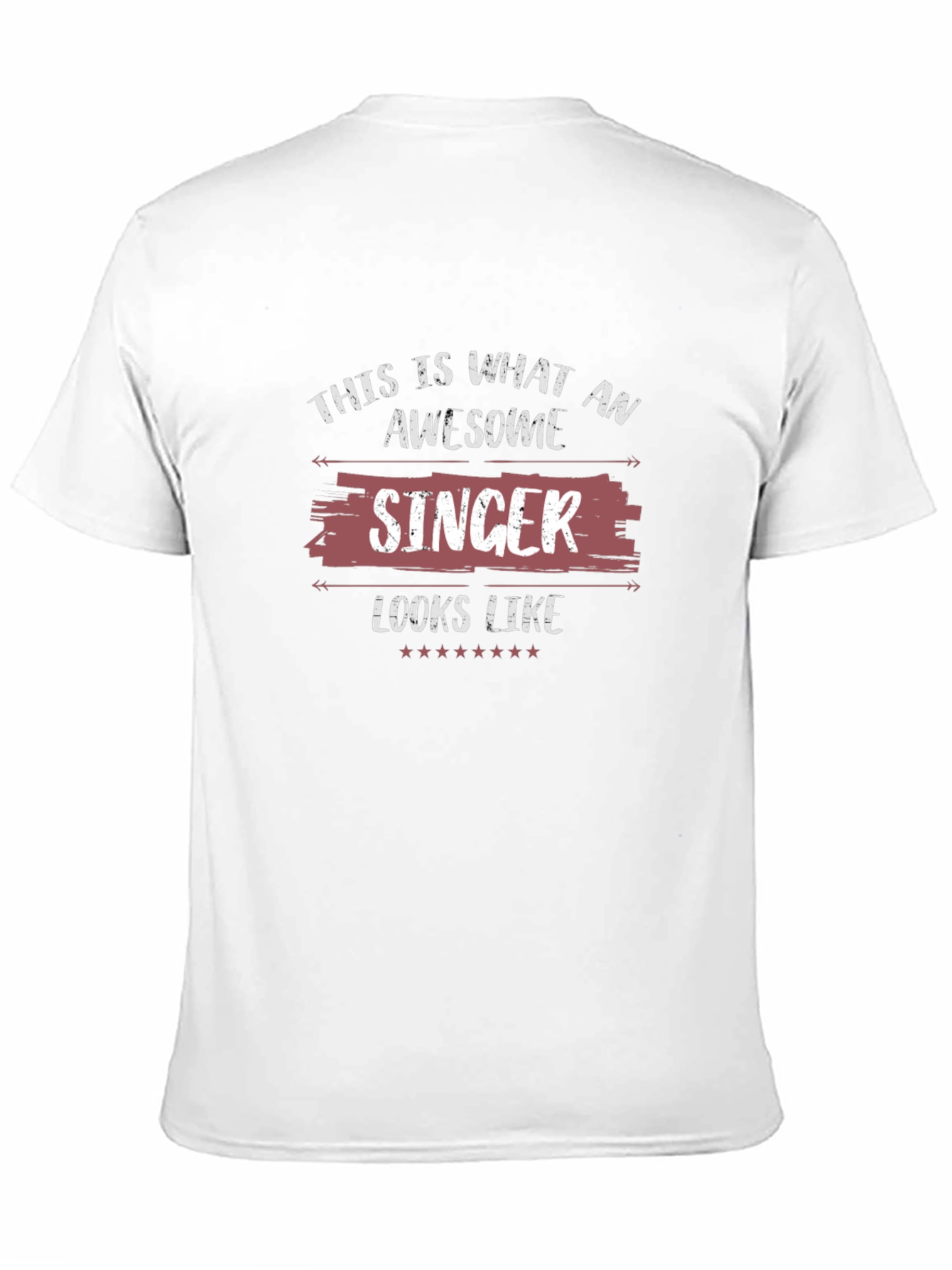 Awesome Singer Graphic T-Shirt - Black