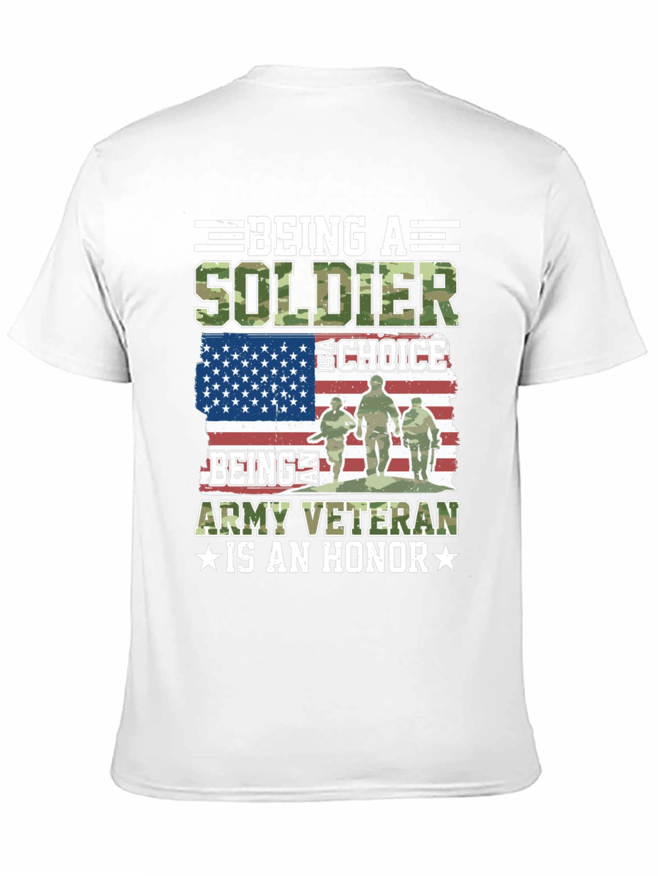 Soldier Veteran T-Shirt - Army Honor Tee