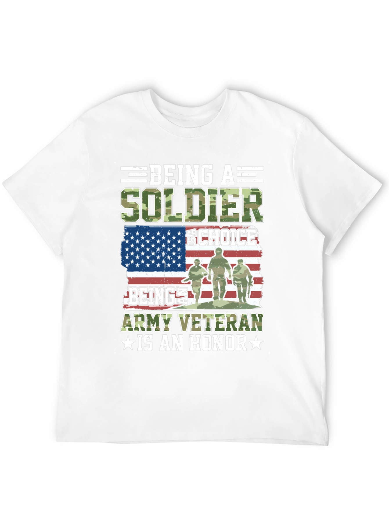 Soldier Veteran T-Shirt - Army Honor Tee