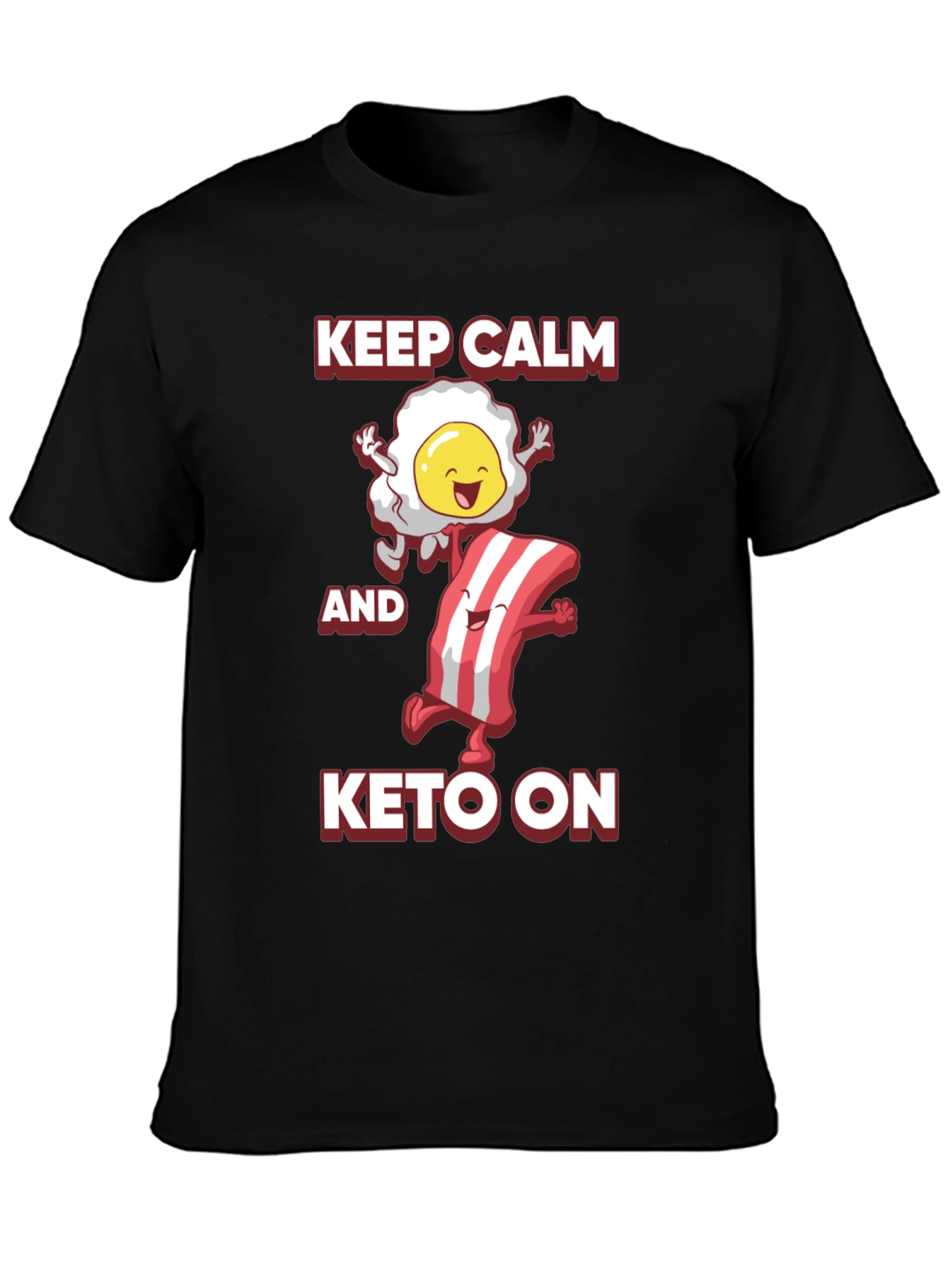 Keep Calm and Keto On Graphic Tee