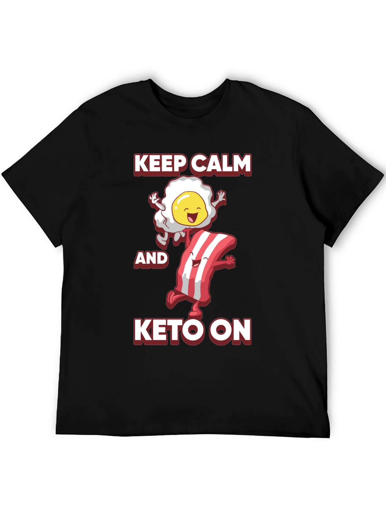 Keep Calm and Keto On Graphic Tee