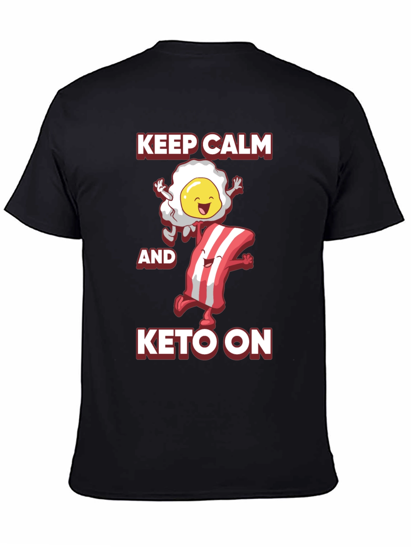 Keep Calm and Keto On Graphic Tee