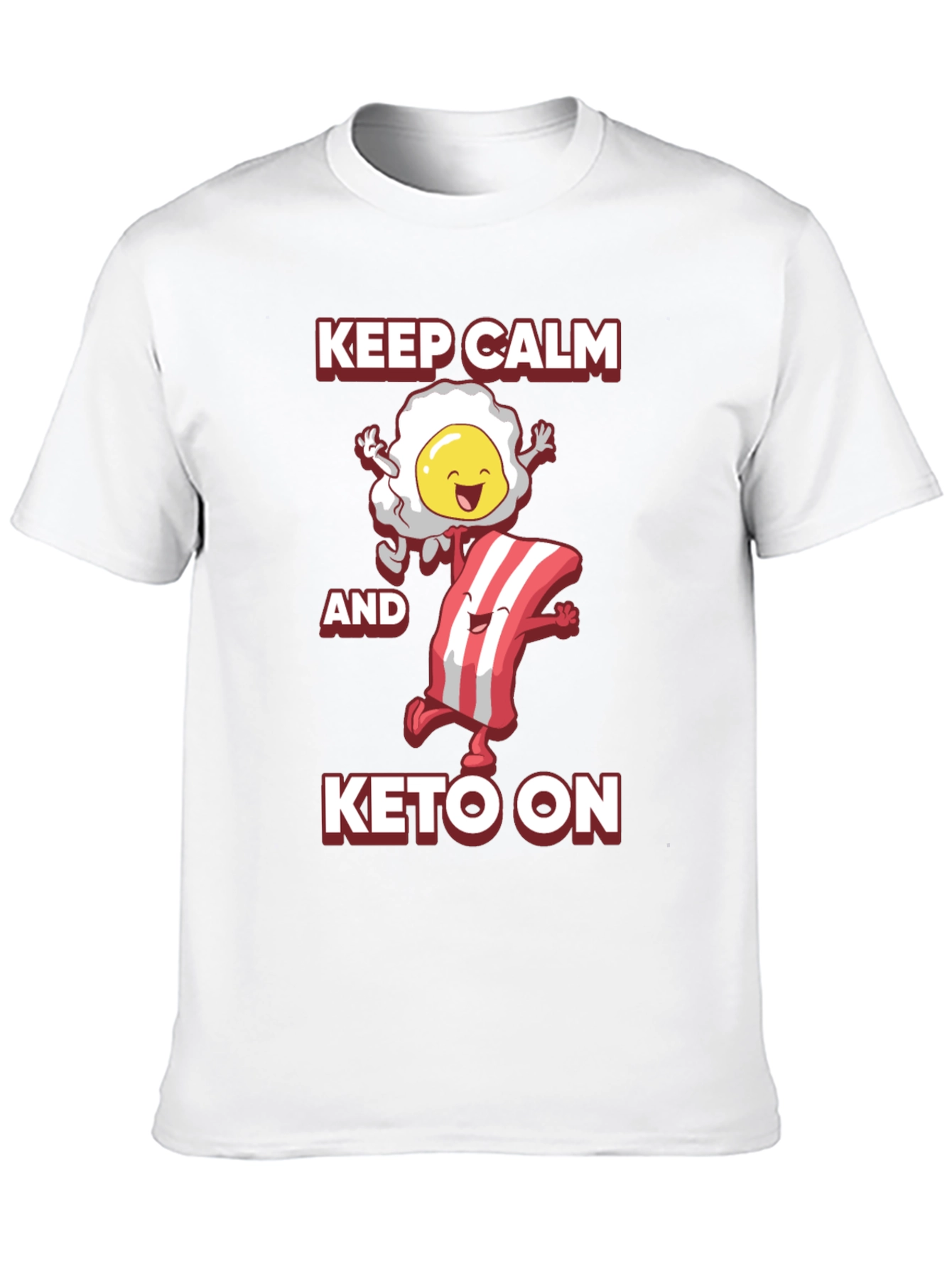 Keep Calm and Keto On Graphic Tee