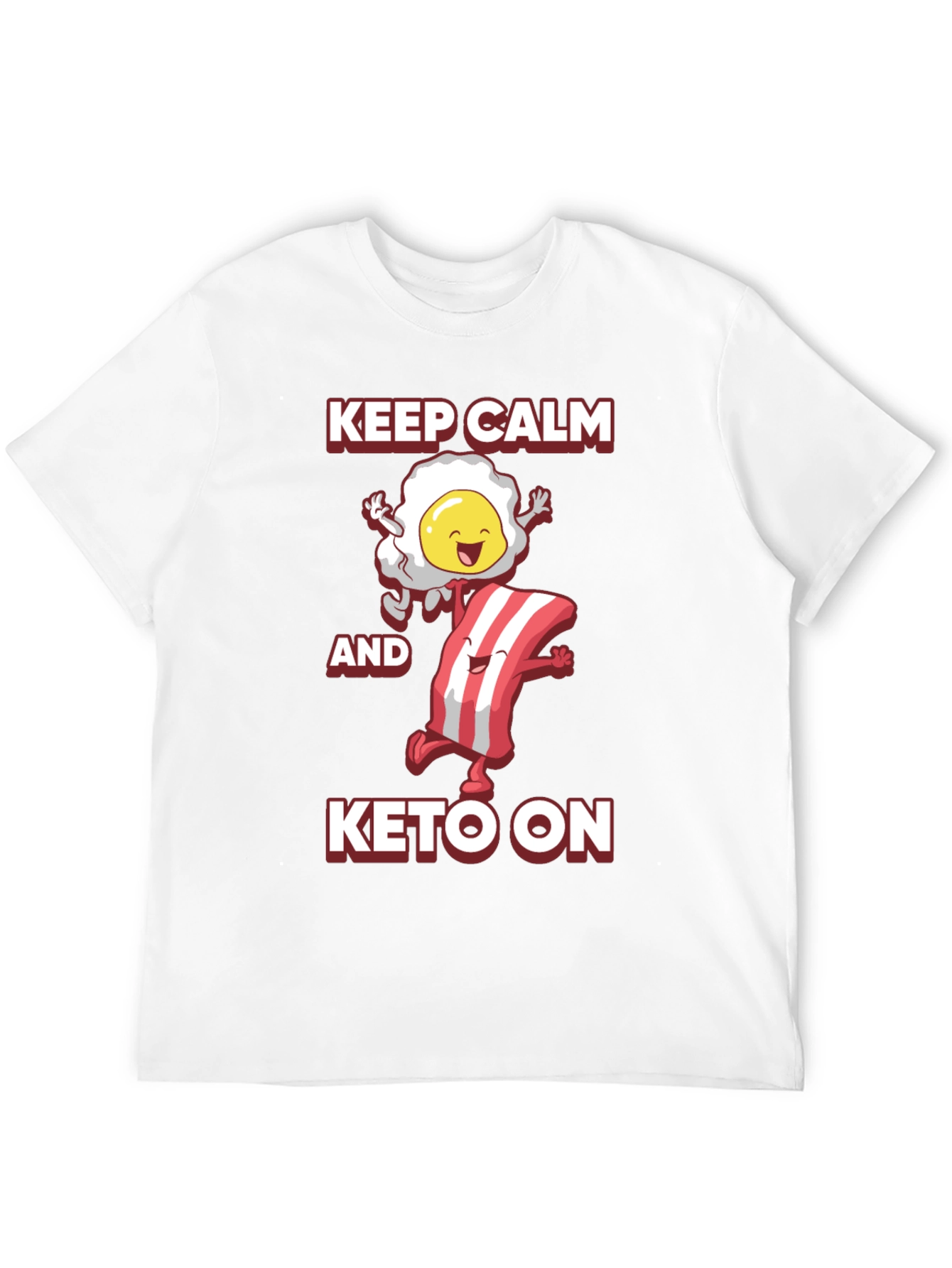 Keep Calm and Keto On Graphic Tee