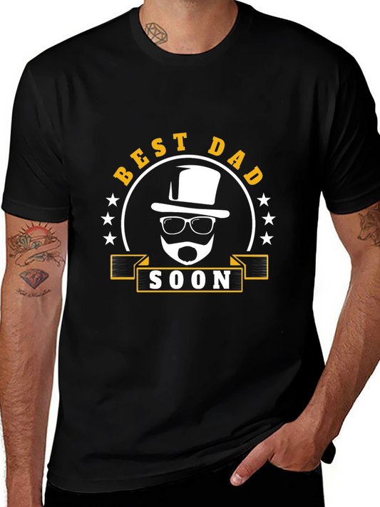 Best Dad Soon T-Shirt - New Father Apparel