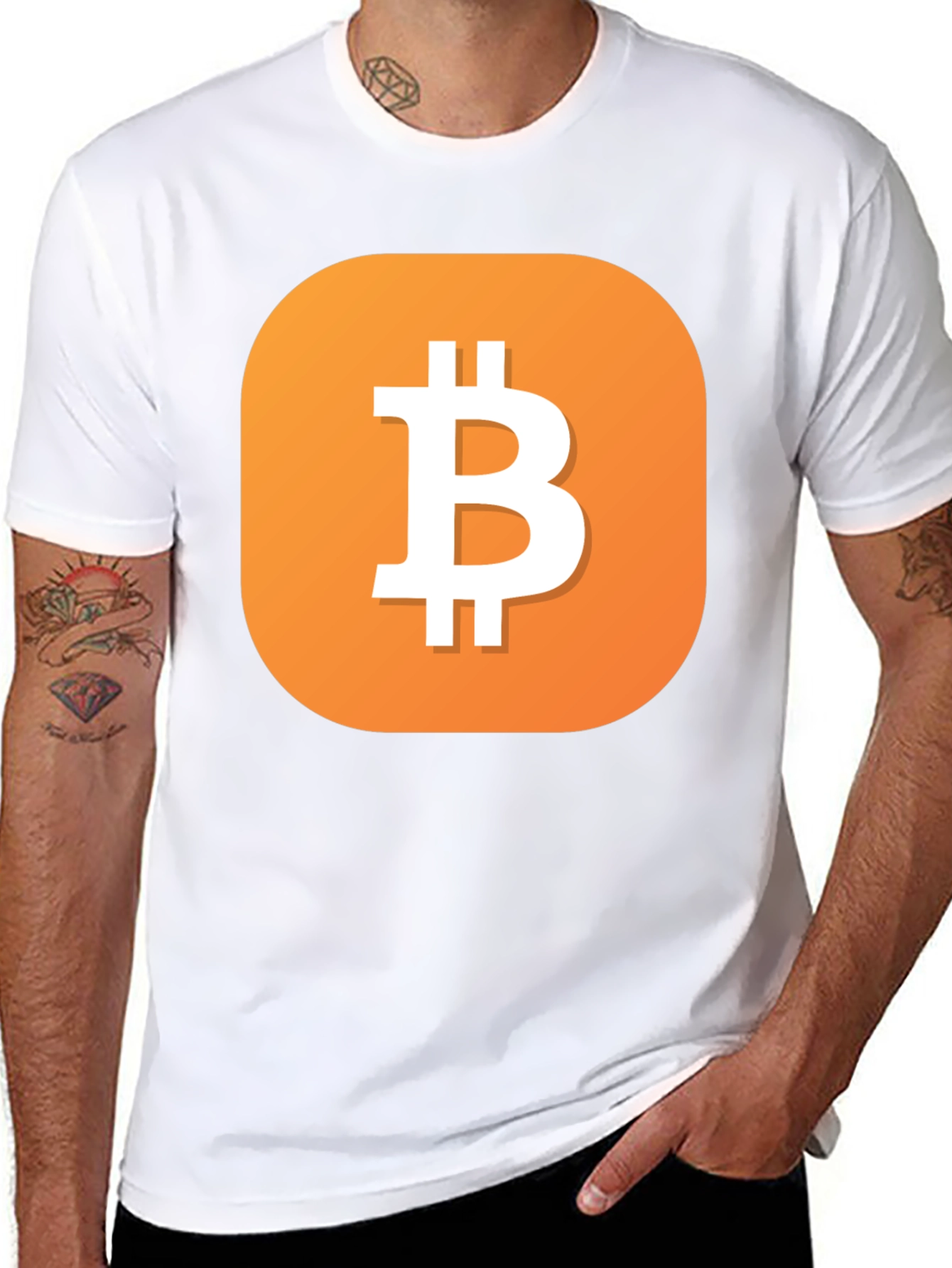 Bitcoin Logo T-Shirt - Crypto Currency Tee