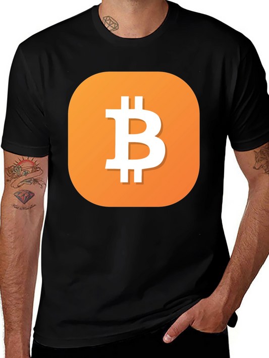 Bitcoin Logo T-Shirt - Crypto Currency Tee