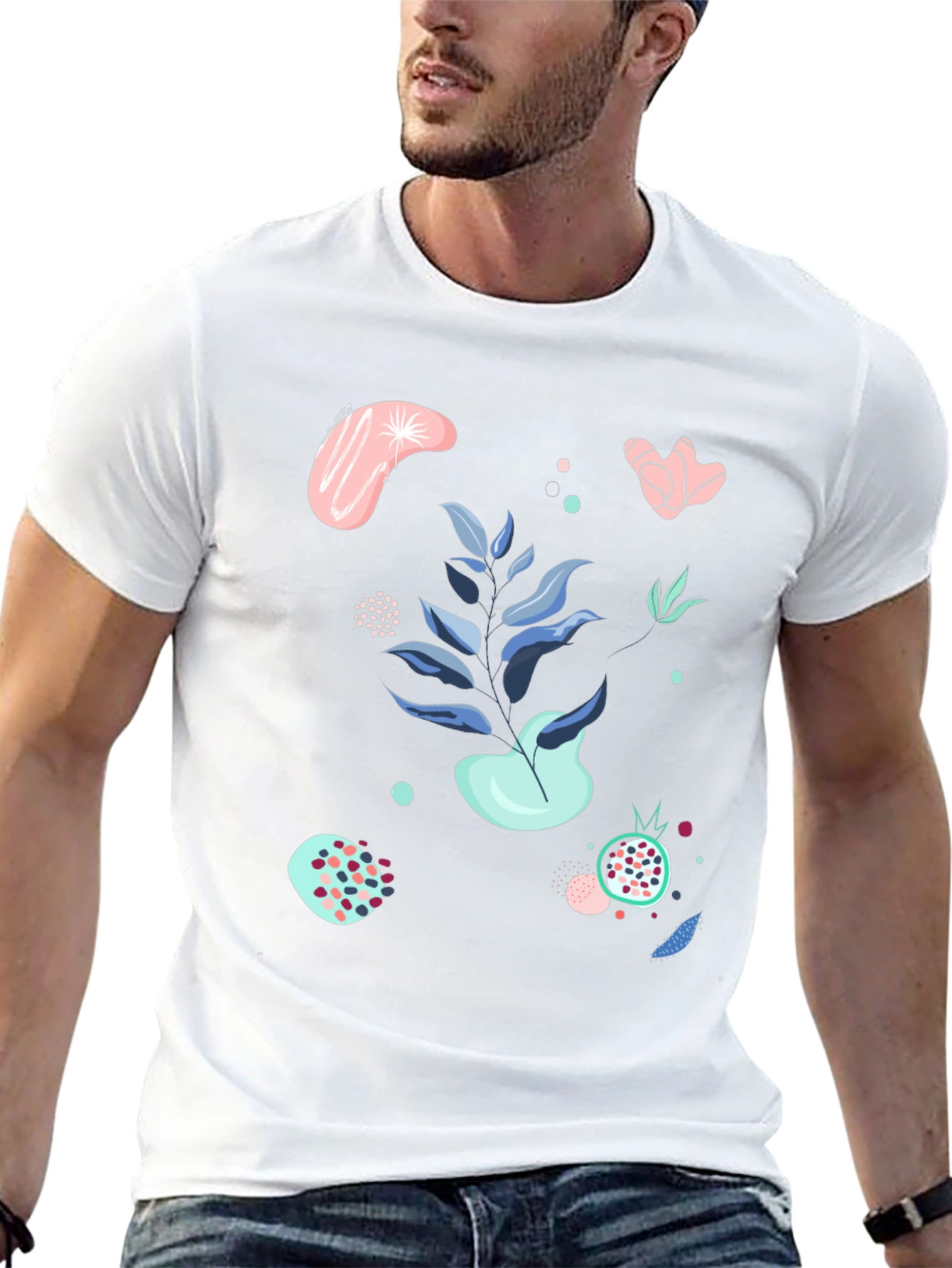 Abstract Art Graphic T-Shirt | Modern Design Tee