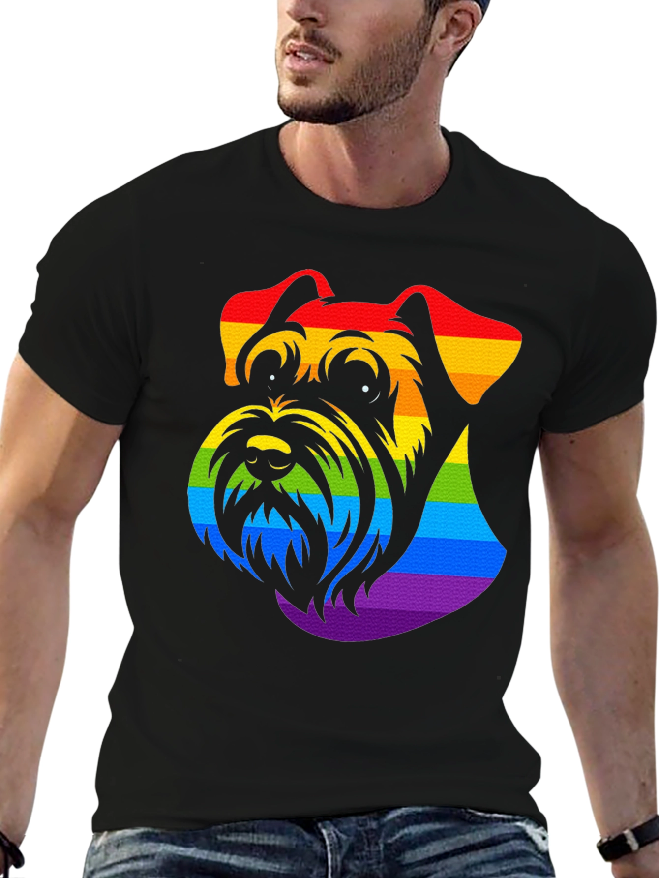 Rainbow Schnauzer Pride T-Shirt