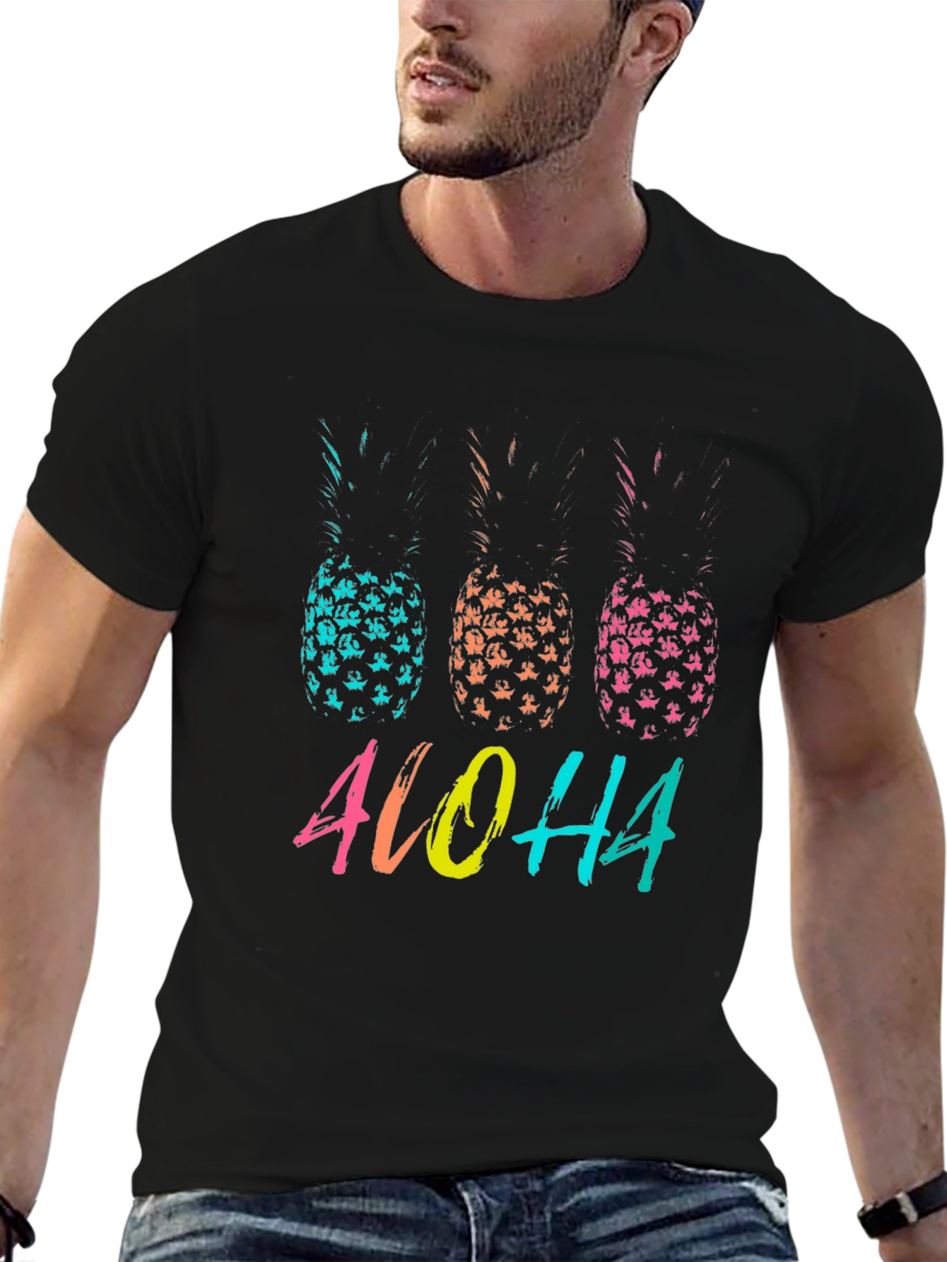 Aloha Pineapple Graphic Tee