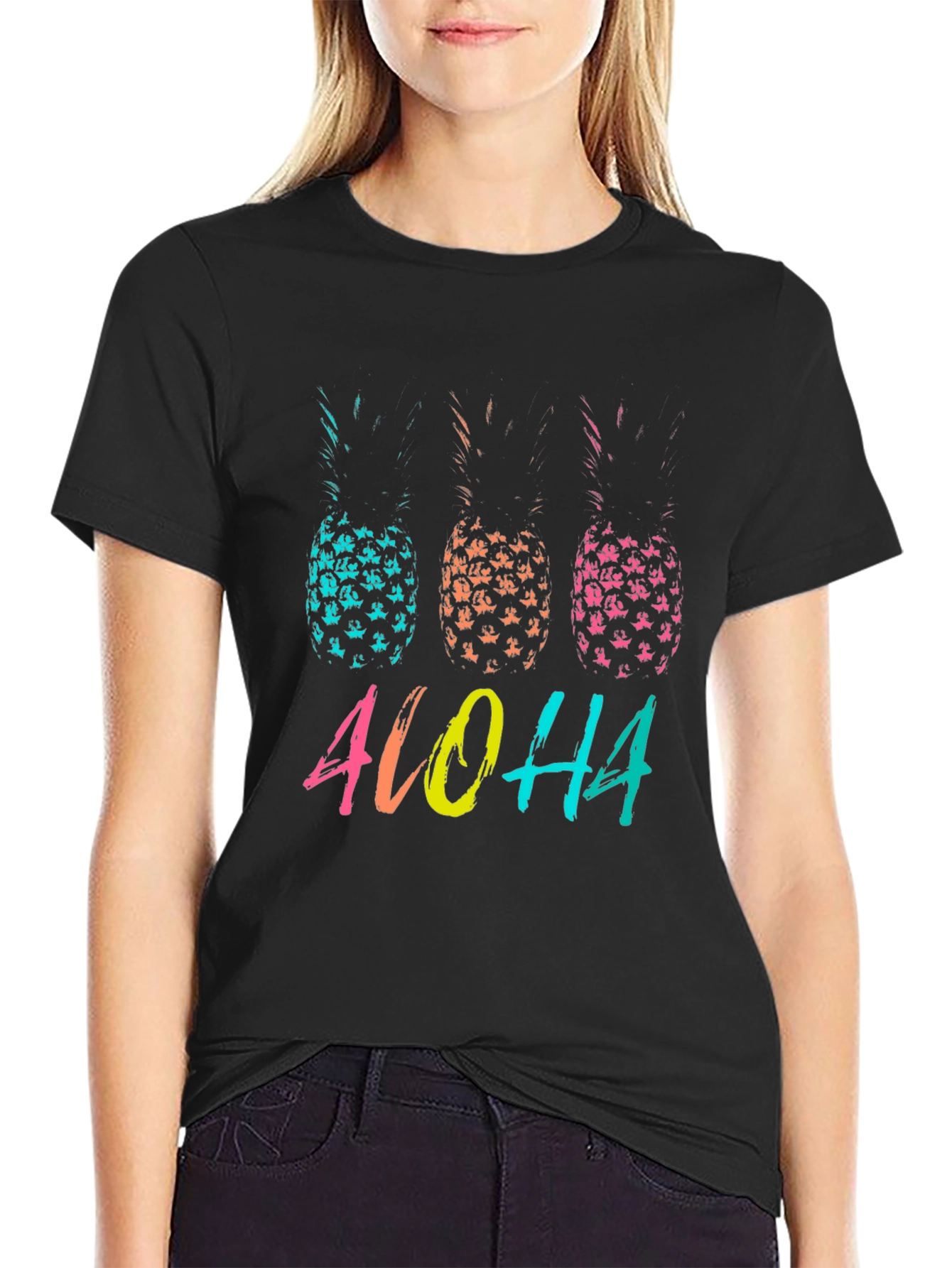 Aloha Pineapple Graphic Tee